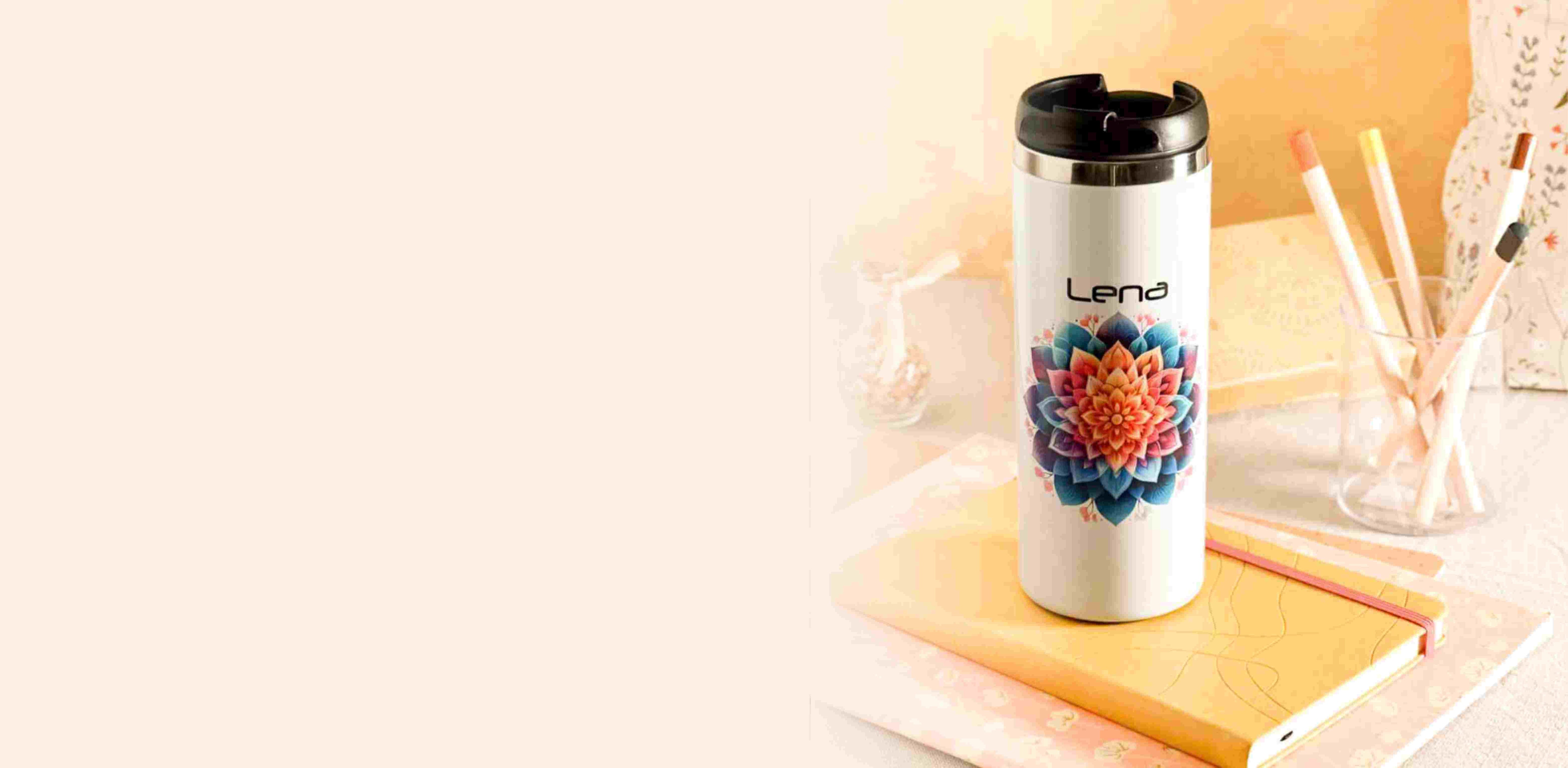 Thermobecher aus Edelstahl