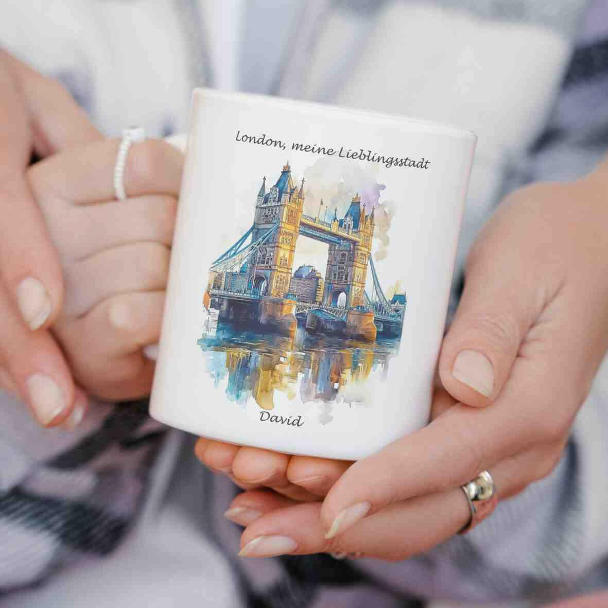 Personalisierte Tasse London - meine Lieblingsstadt.
