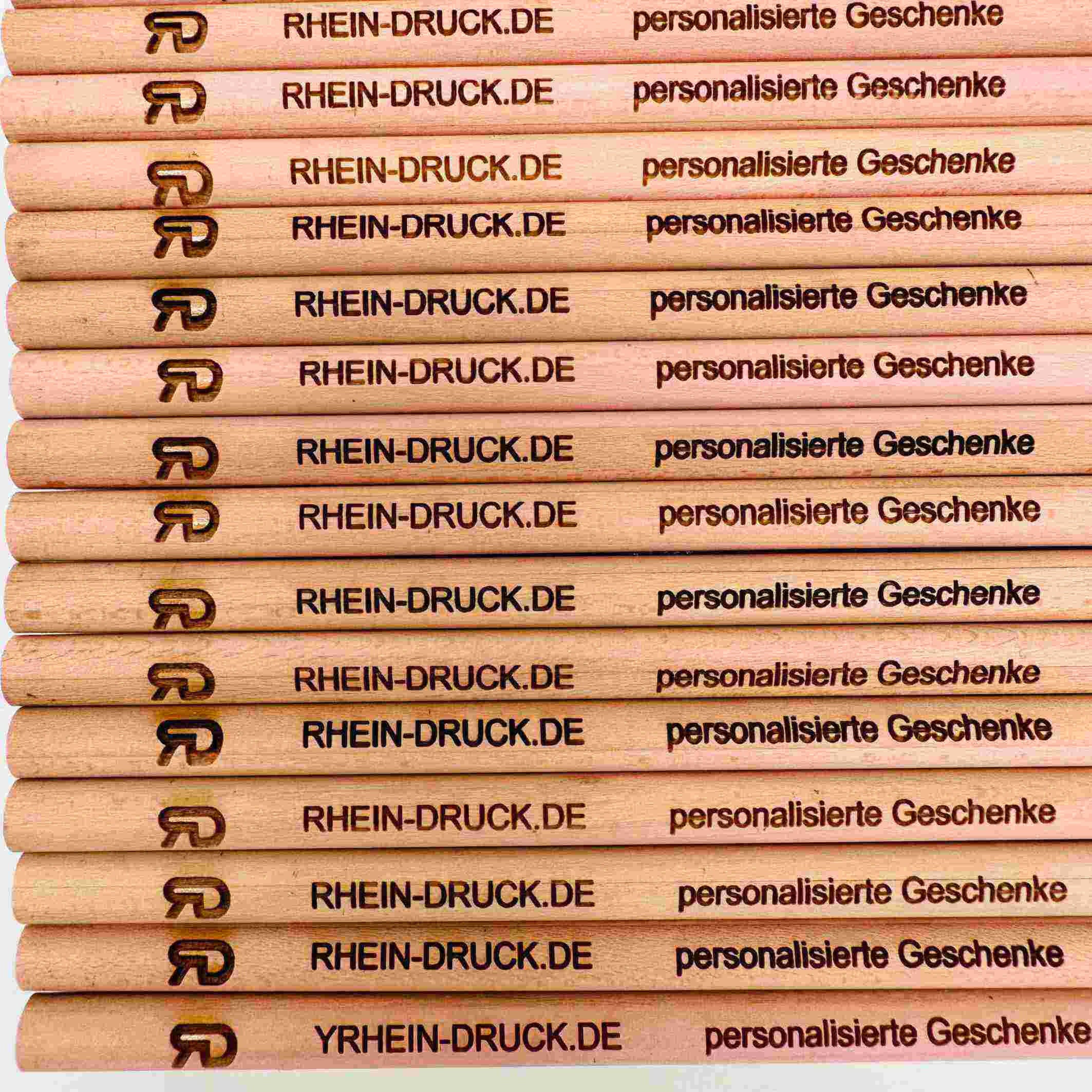Bleistift mit Namen, für berufliche und private Zwecke, FSC, klimaneutral, 50 Stück.