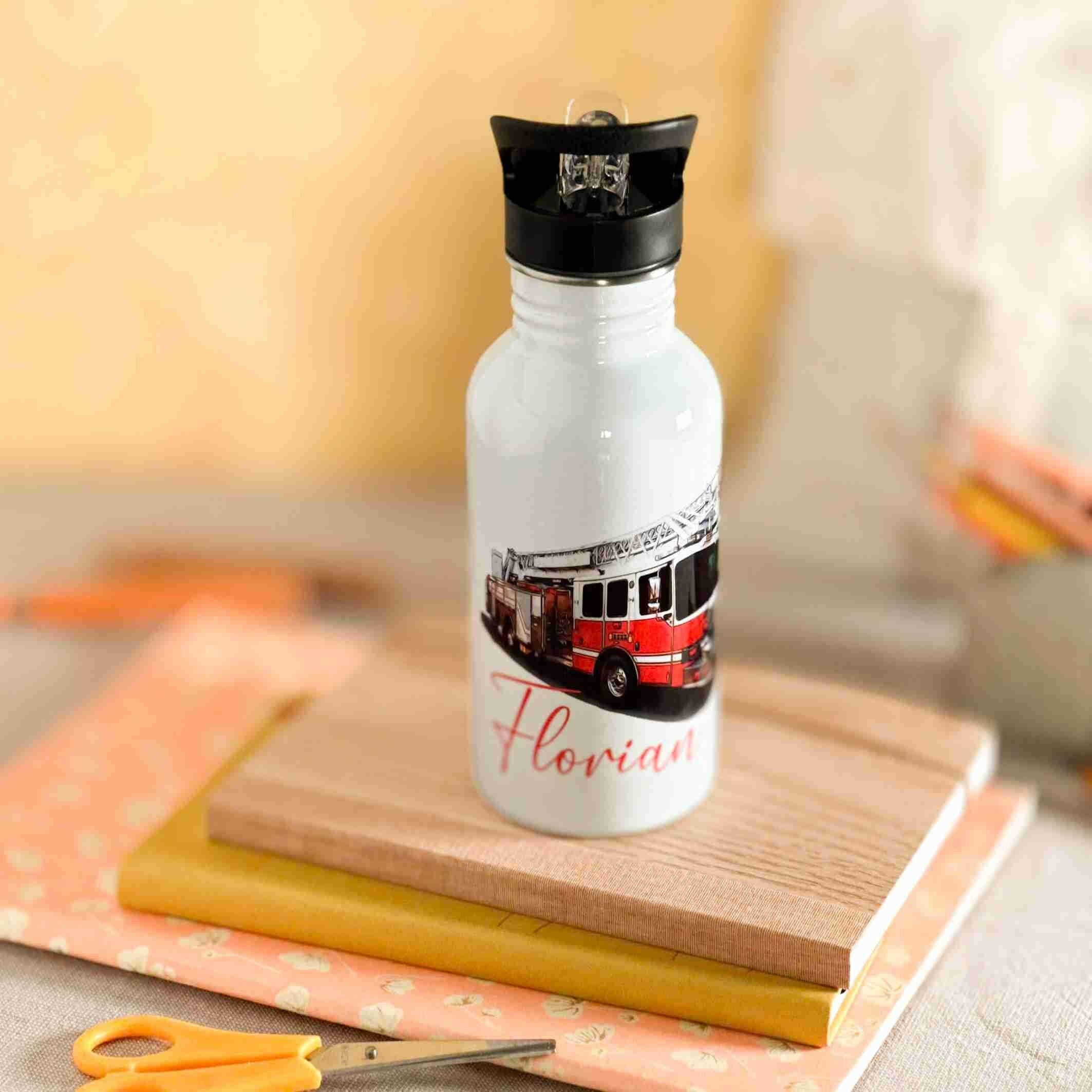 Trinkflasche Edelstahl Feuerwehr – Florian