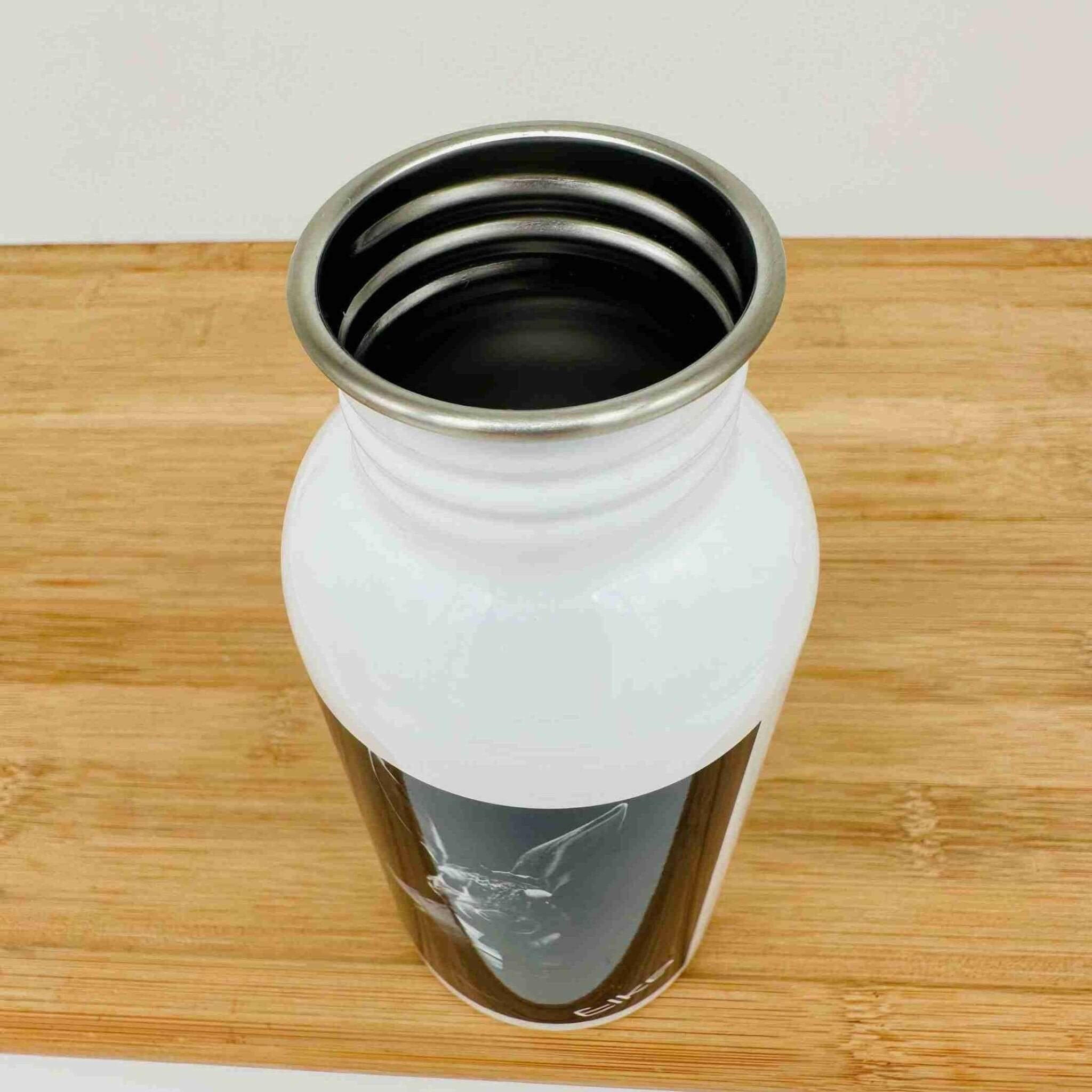 Edelstahl-Trinkflasche Film-Noir-Hase.