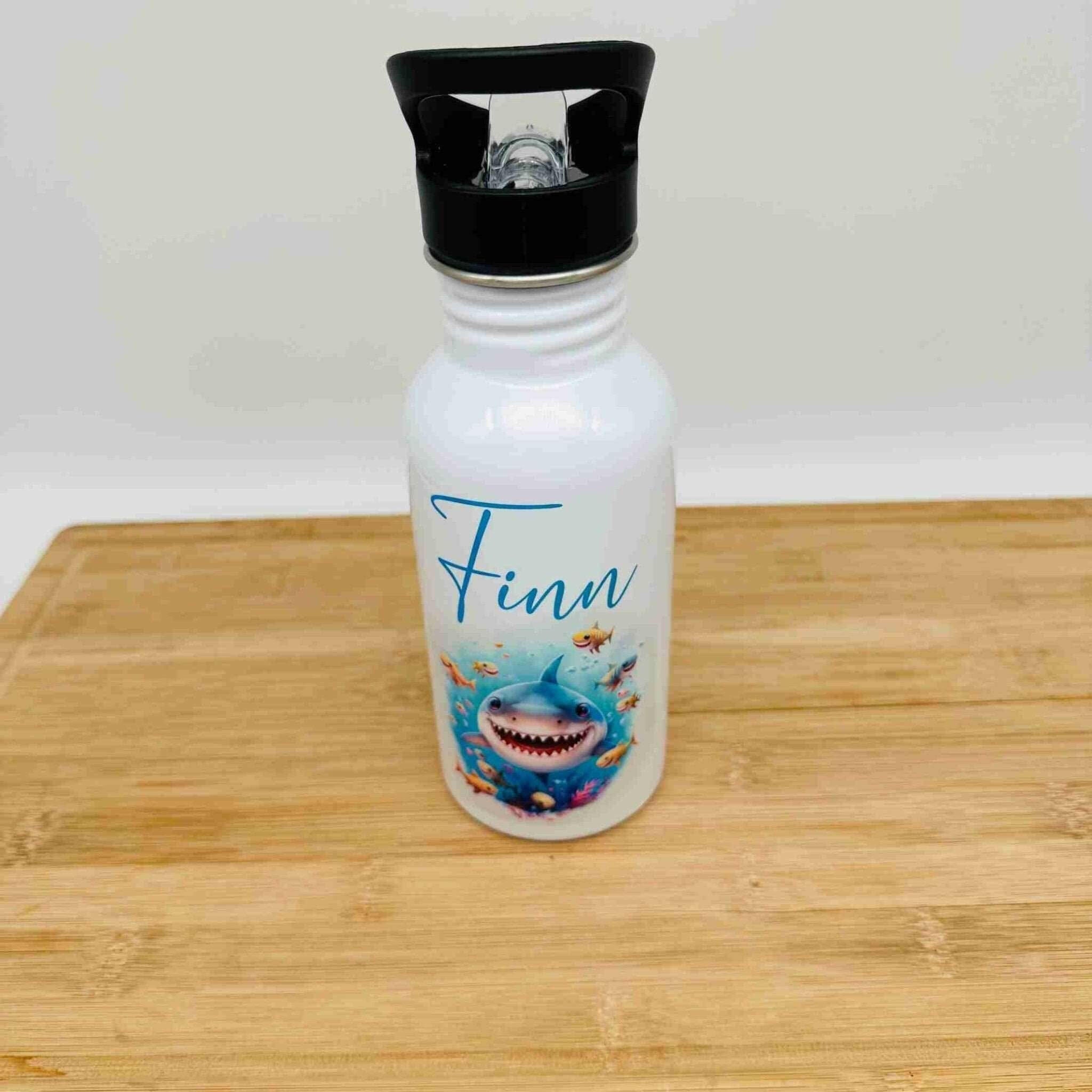 Edelstahl-Trinkflasche Hai.