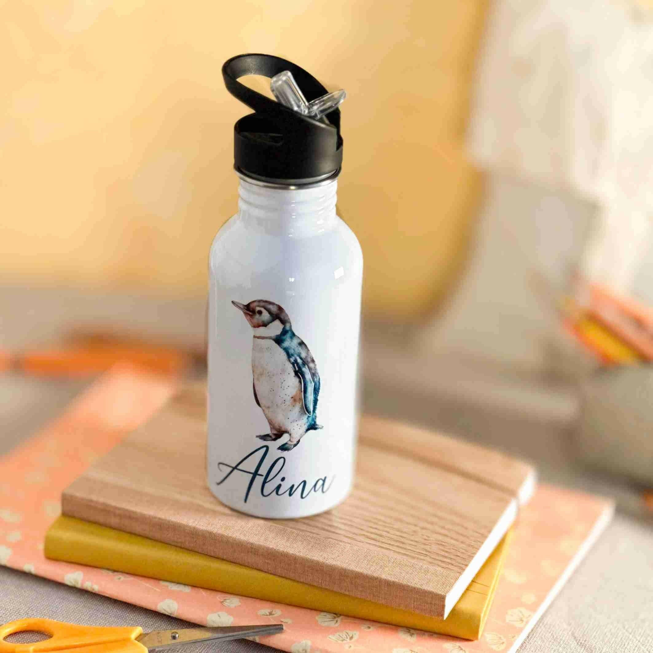 Trinkflasche Edelstahl Pinguin – Alina