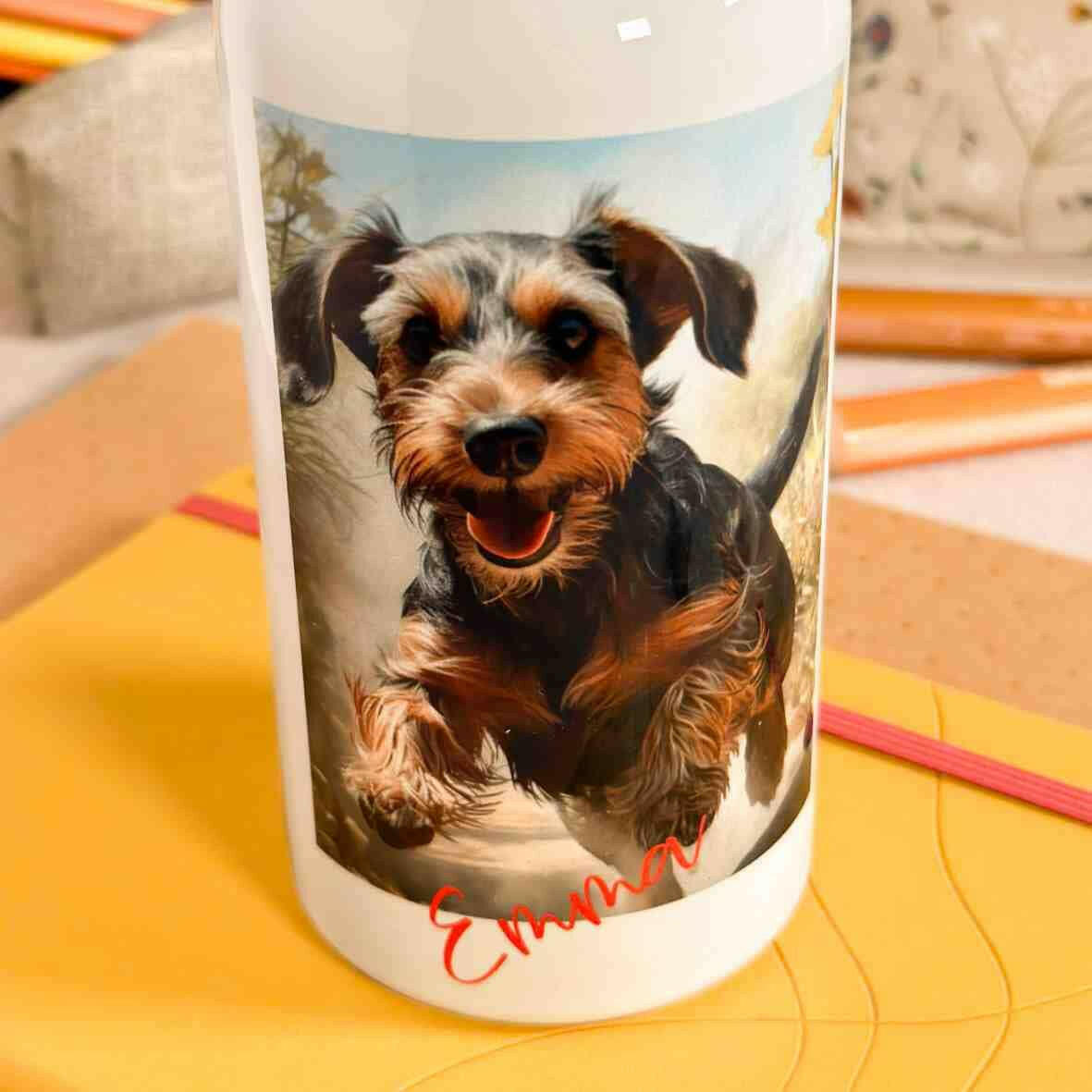 Trinkflasche Edelstahl Hund – Emma