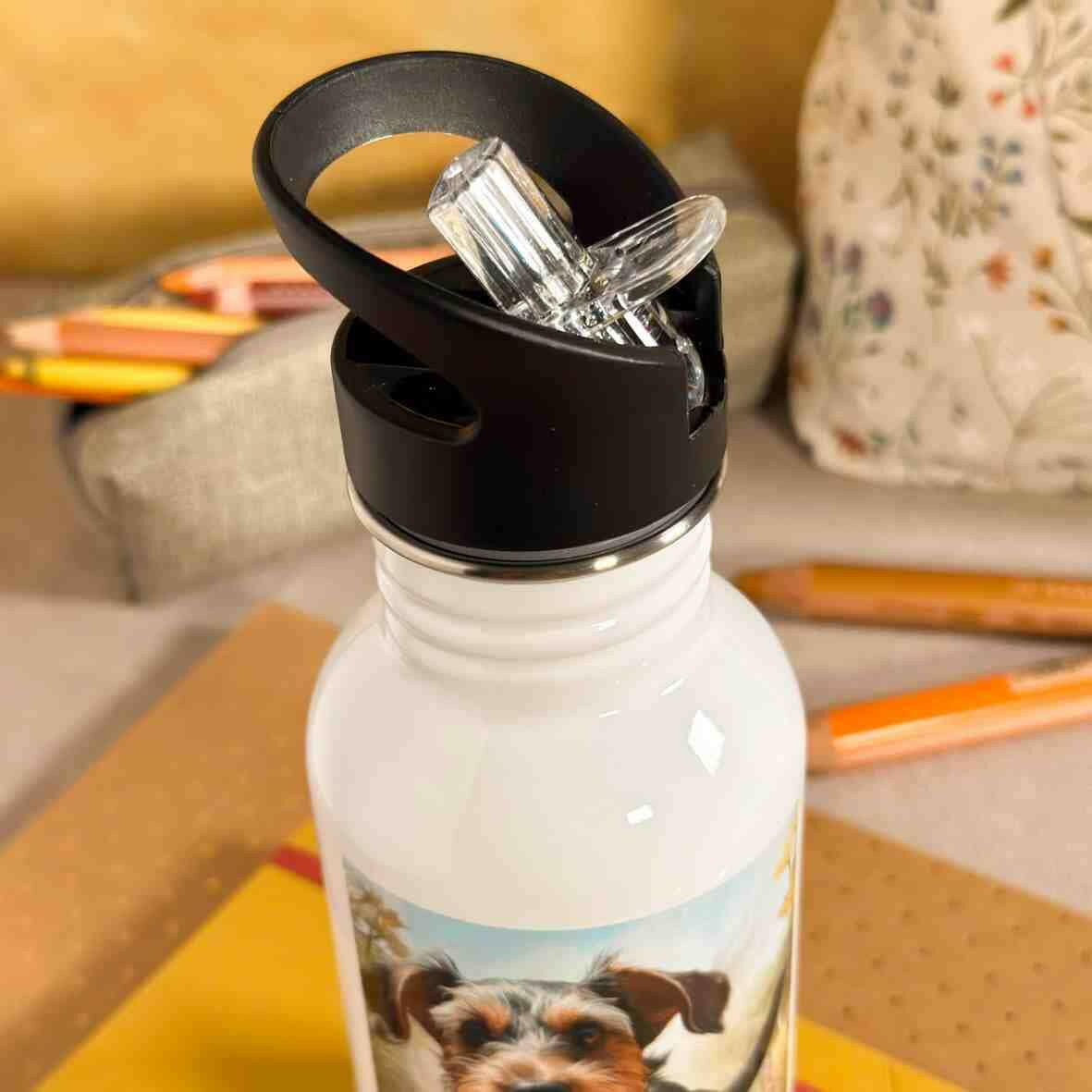 Trinkflasche Edelstahl Hund – Emma