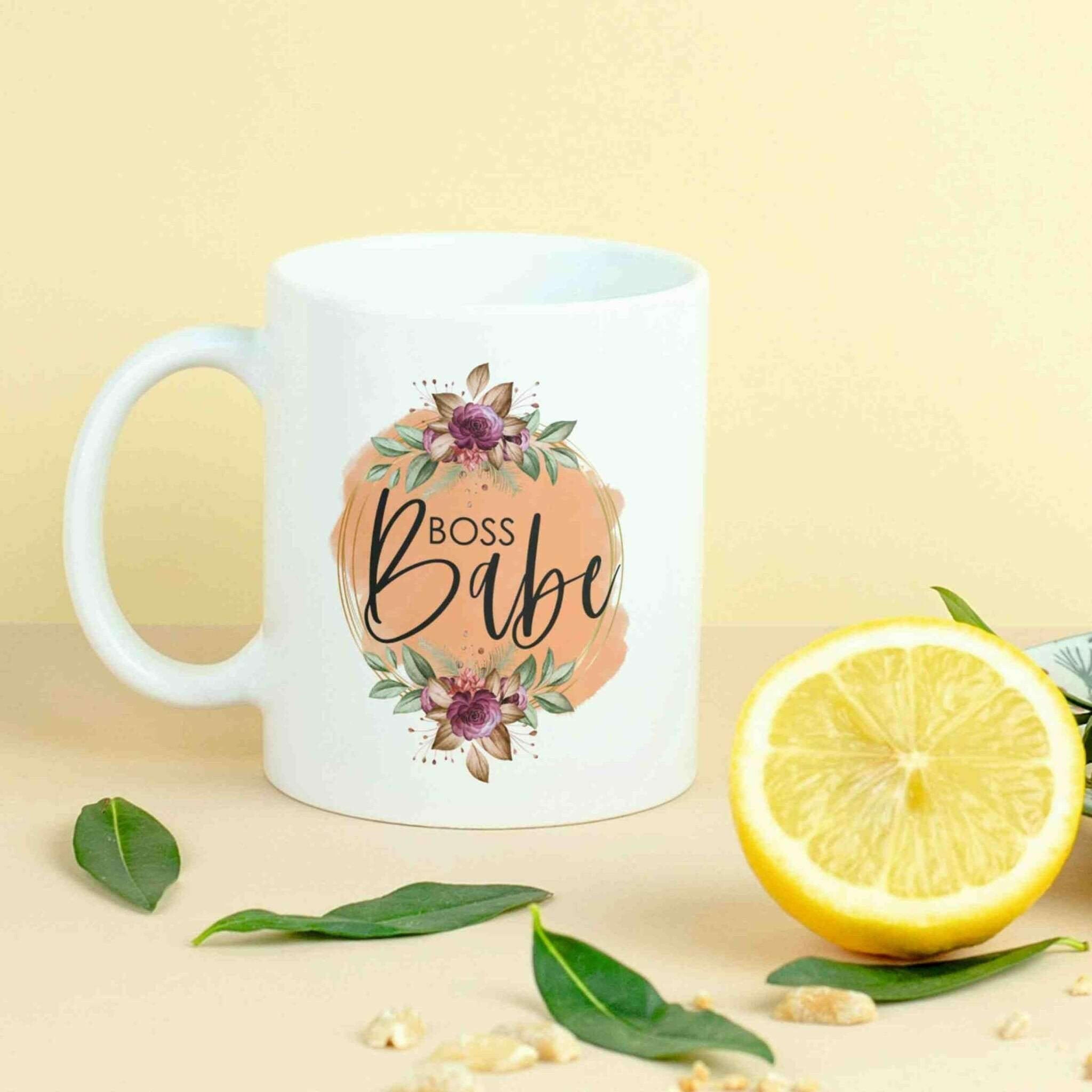 Motivations-Tasse Boss Babe.