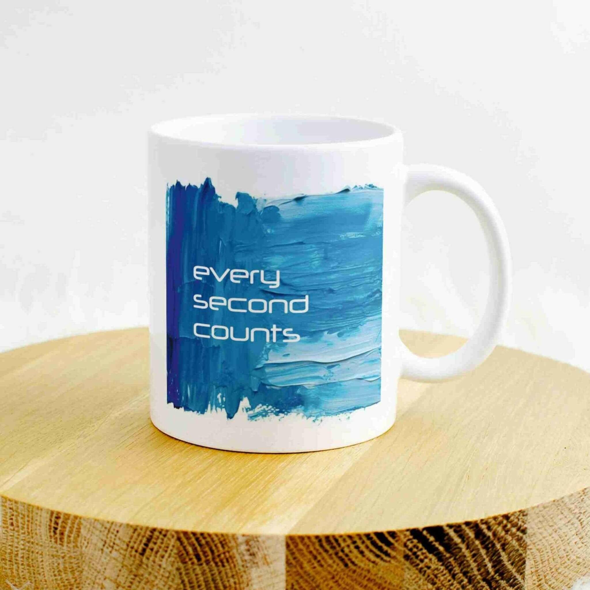 Motivations-Tasse every second counts.