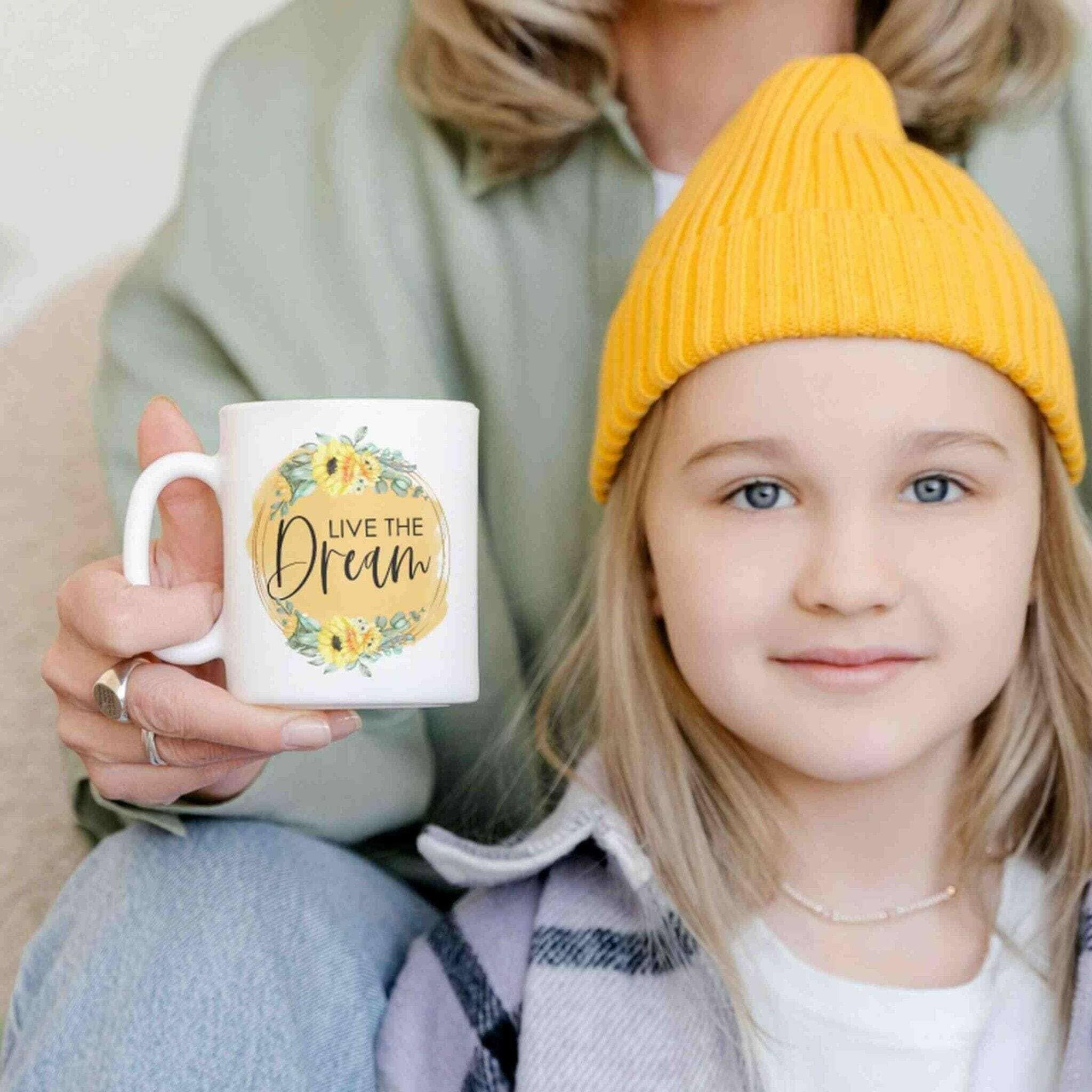 Motivations-Tasse Live The Dream.