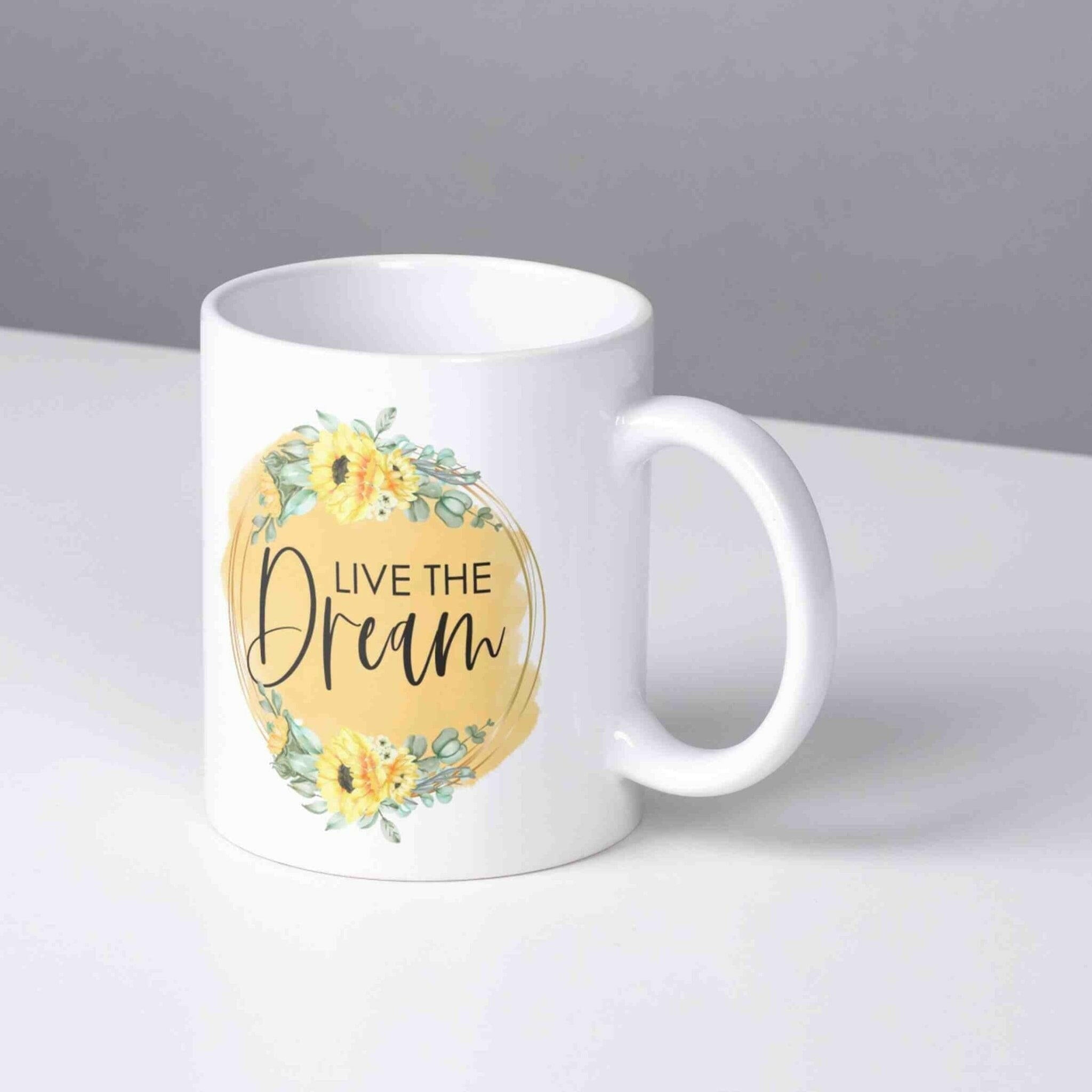Motivations-Tasse Live The Dream.