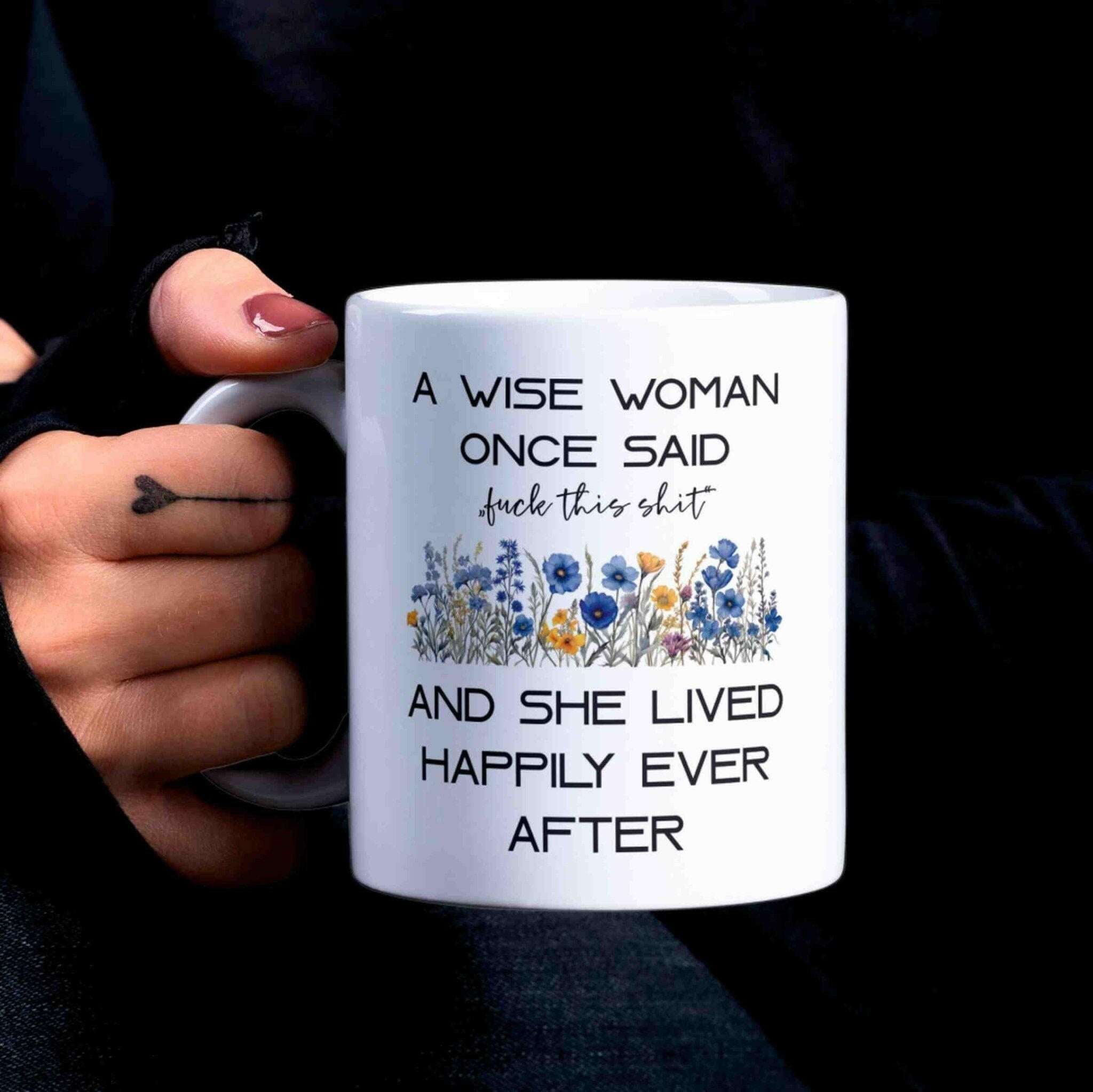 Motivations-Tasse Wise Woman.
