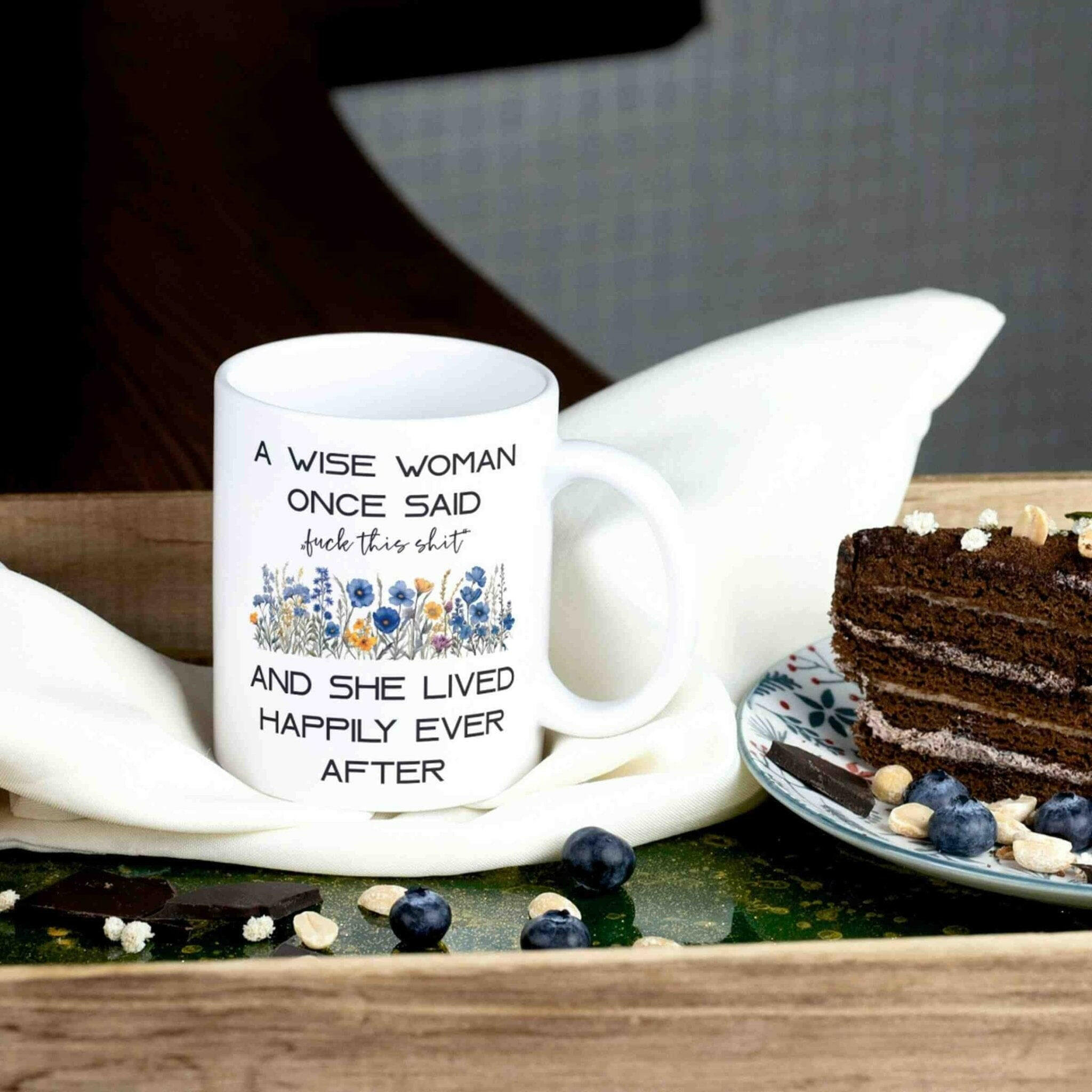 Motivations-Tasse Wise Woman.