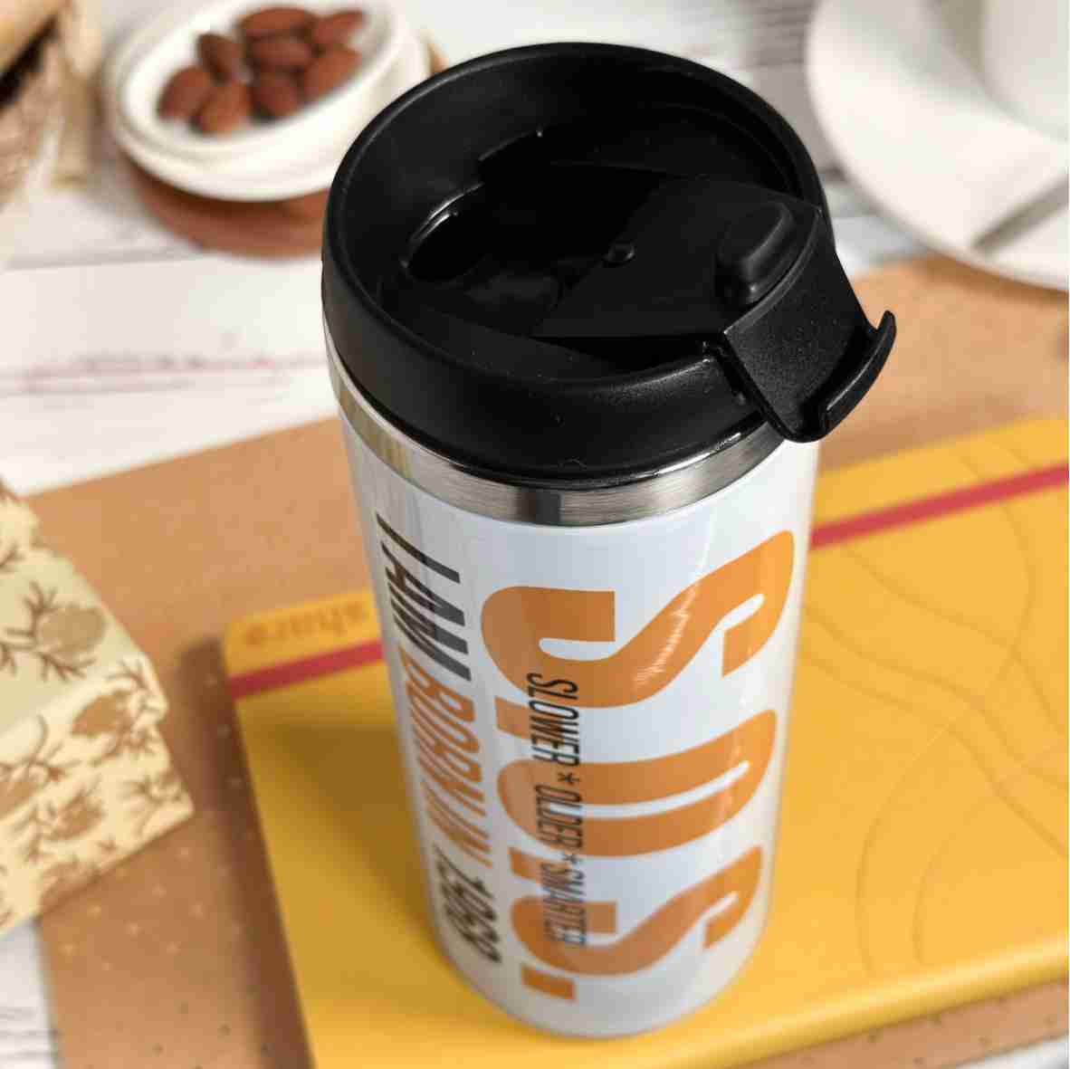 Thermobecher S.O.S. – personalisiert