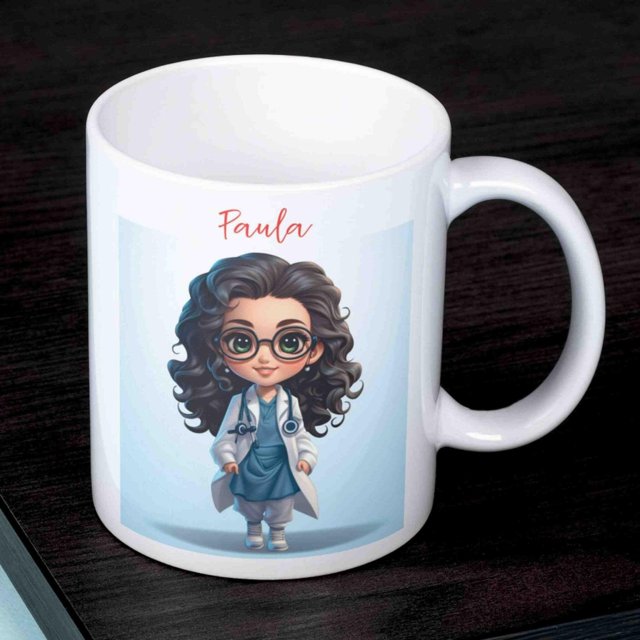 Personalisierte Tasse Ärztin.