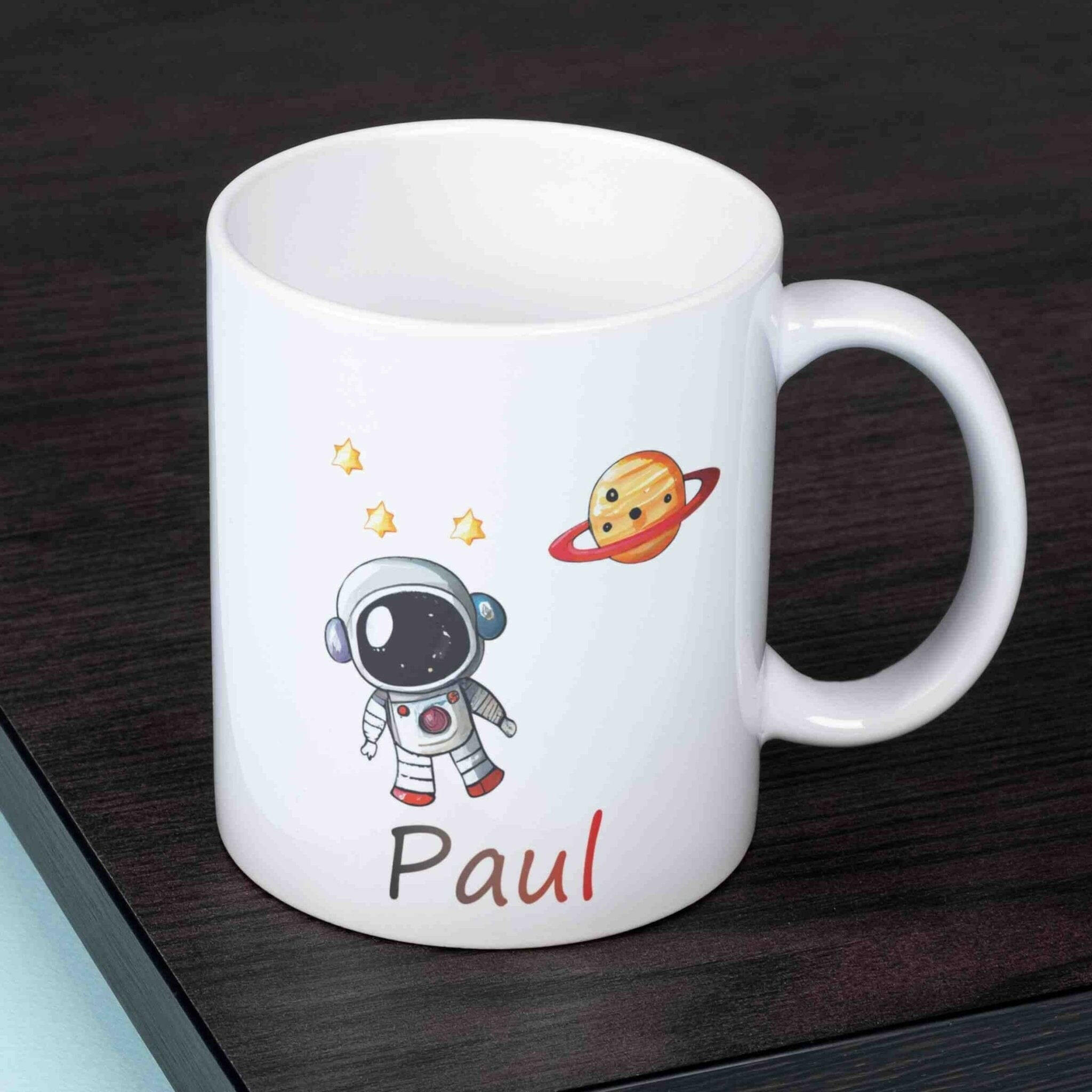Personalisierte Tasse Astronaut.