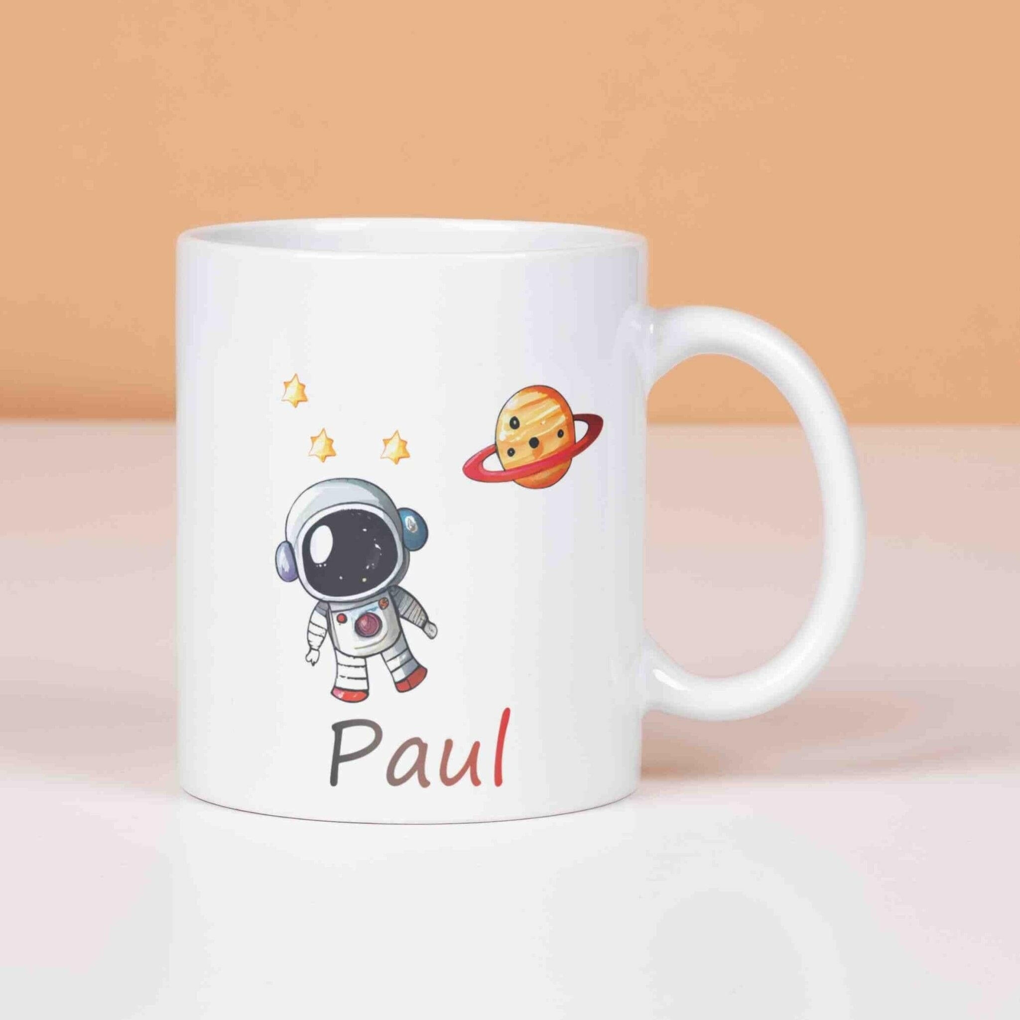 Personalisierte Tasse Astronaut.