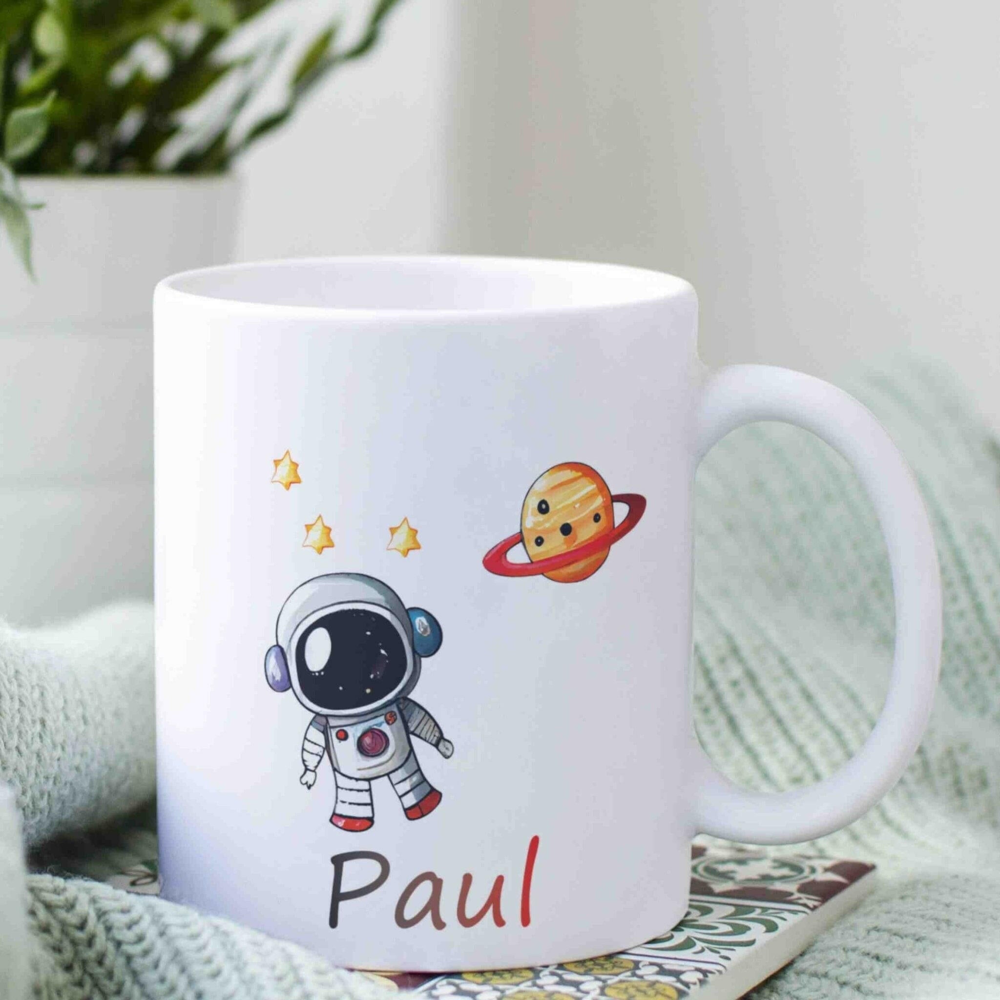 Personalisierte Tasse Astronaut.