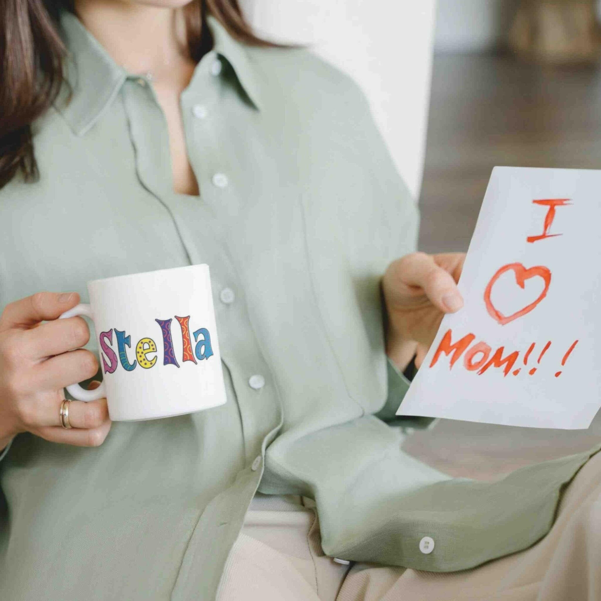 Personalisierte Tasse Best Mom Ever.