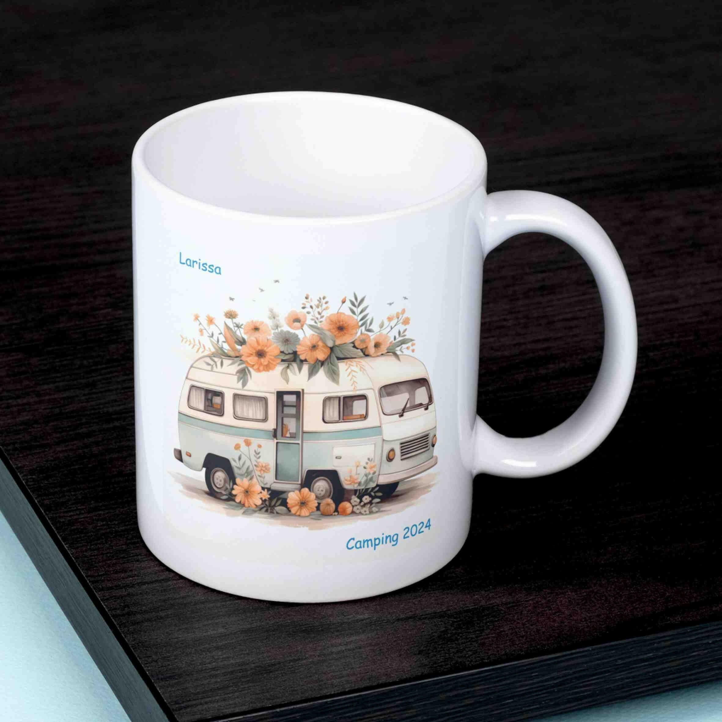 Personalisierte Tasse Camping 2024.