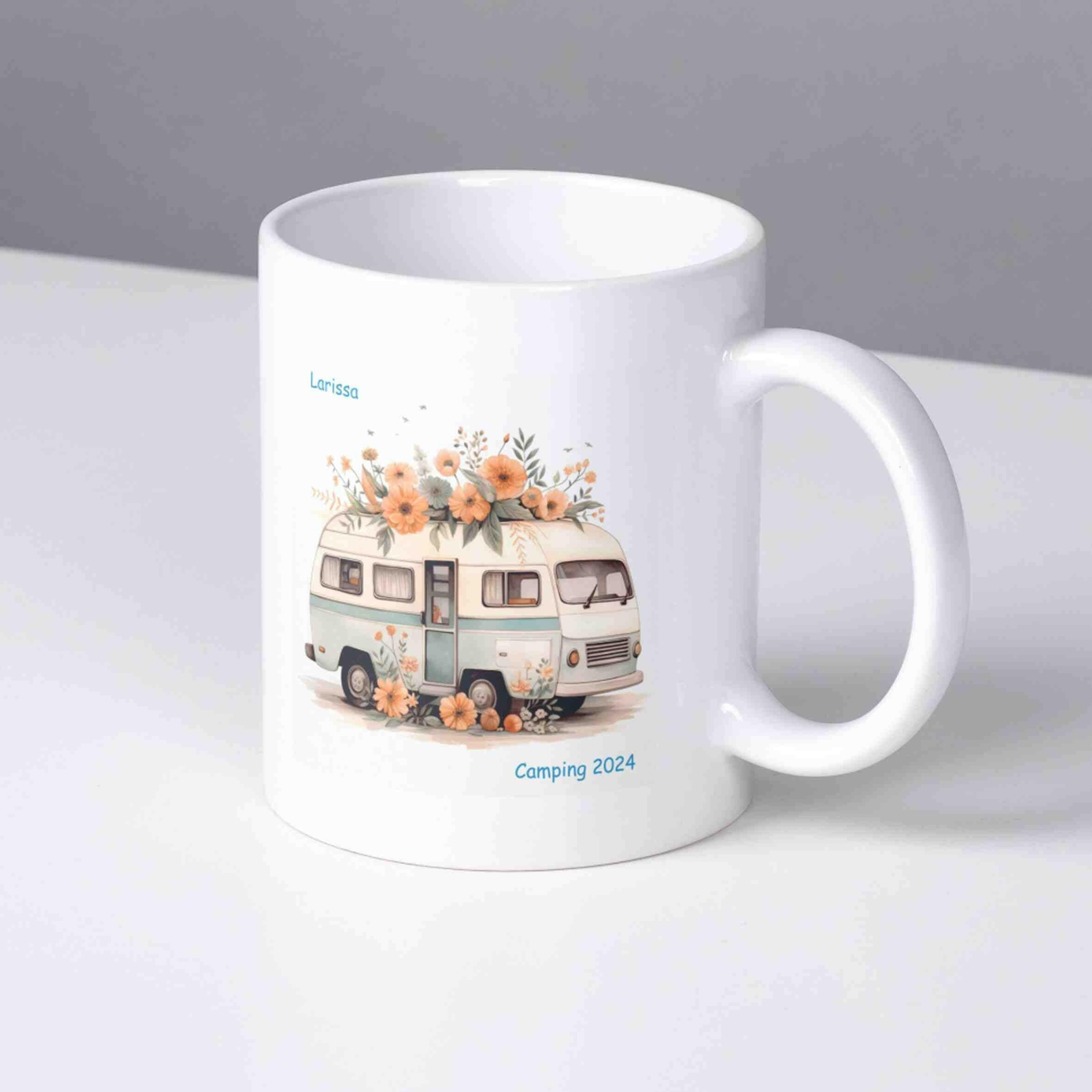 Personalisierte Tasse Camping 2024.