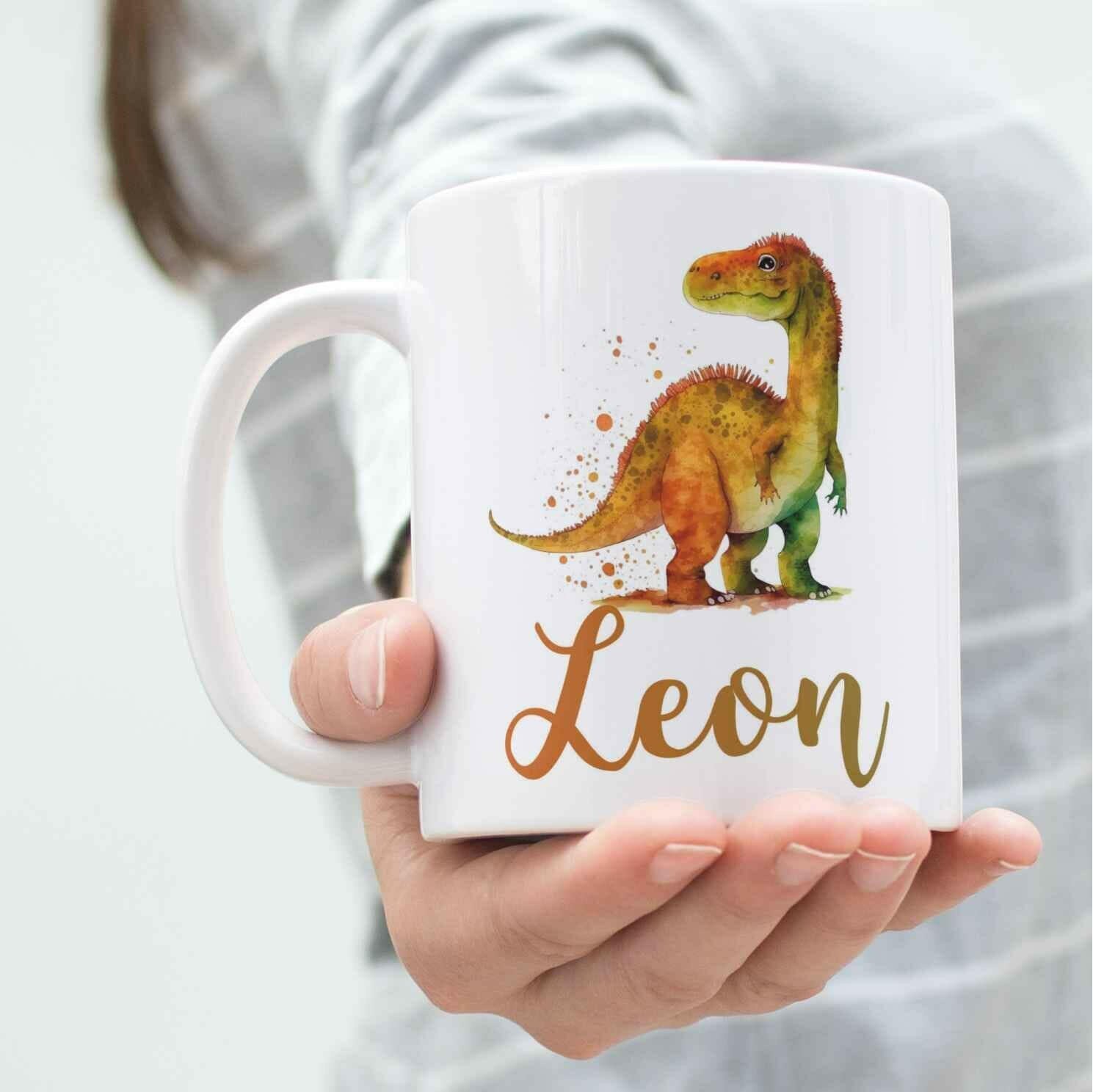 Personalisierte Tasse Dino.