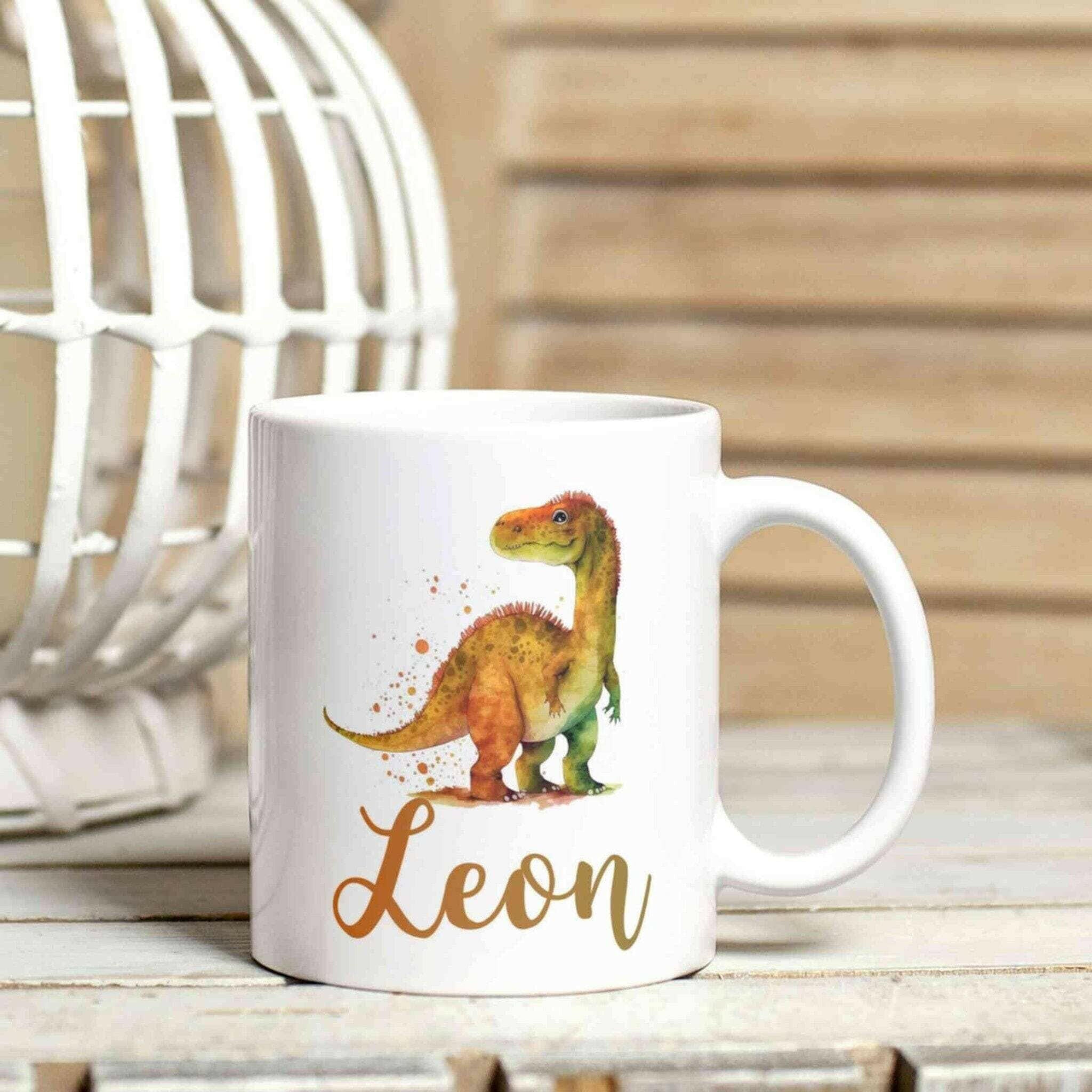 Personalisierte Tasse Dino.