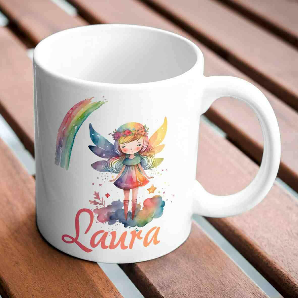 Personalisierte Tasse Engel.