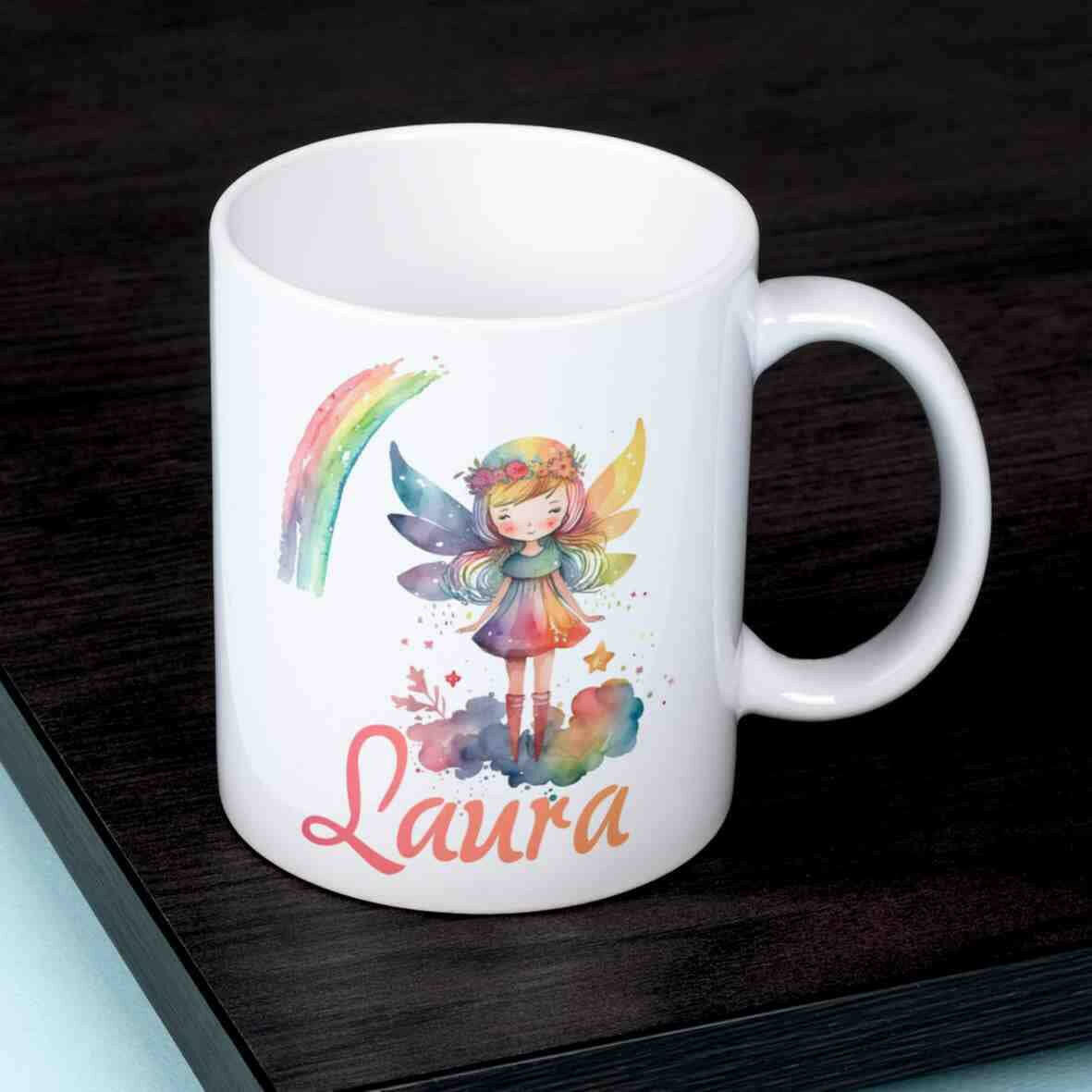 Personalisierte Tasse Engel.