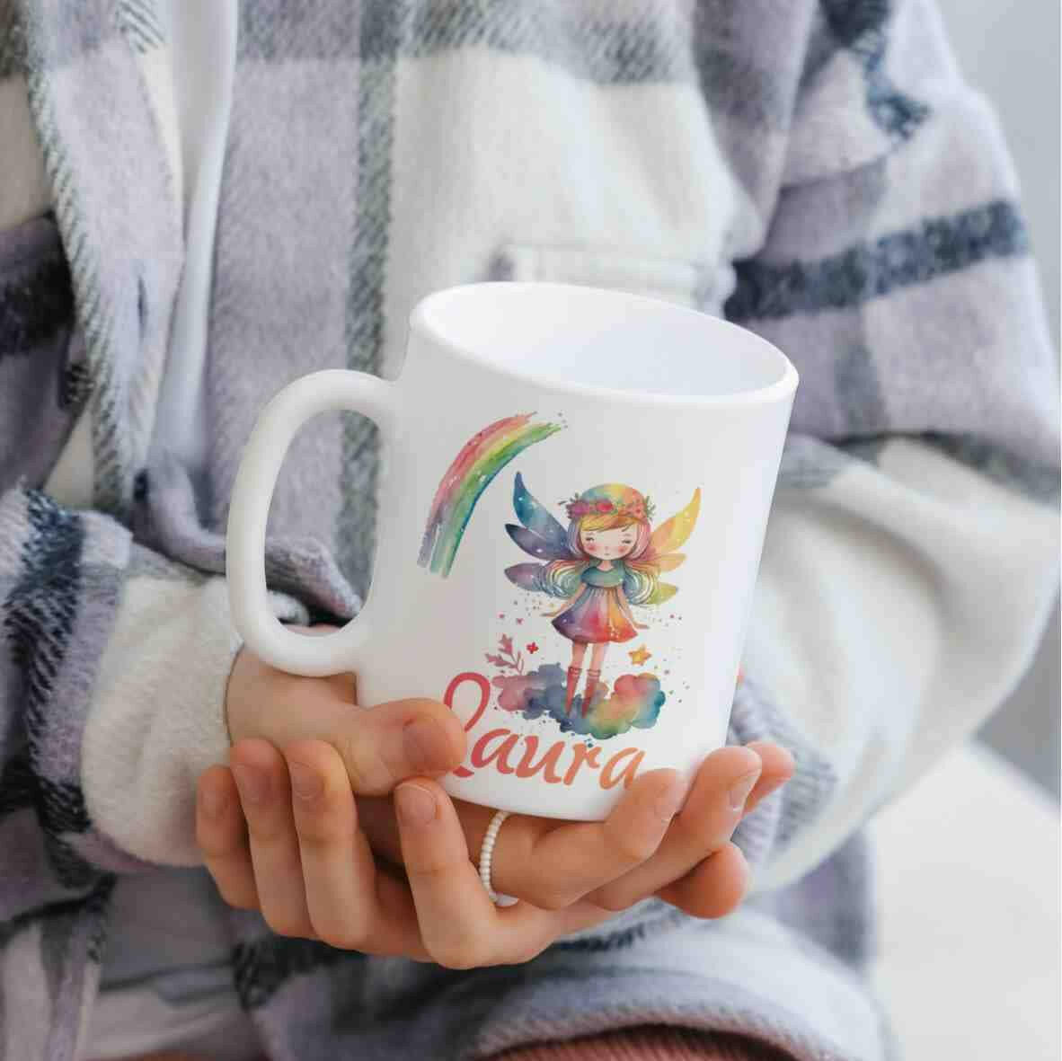 Personalisierte Tasse Engel.