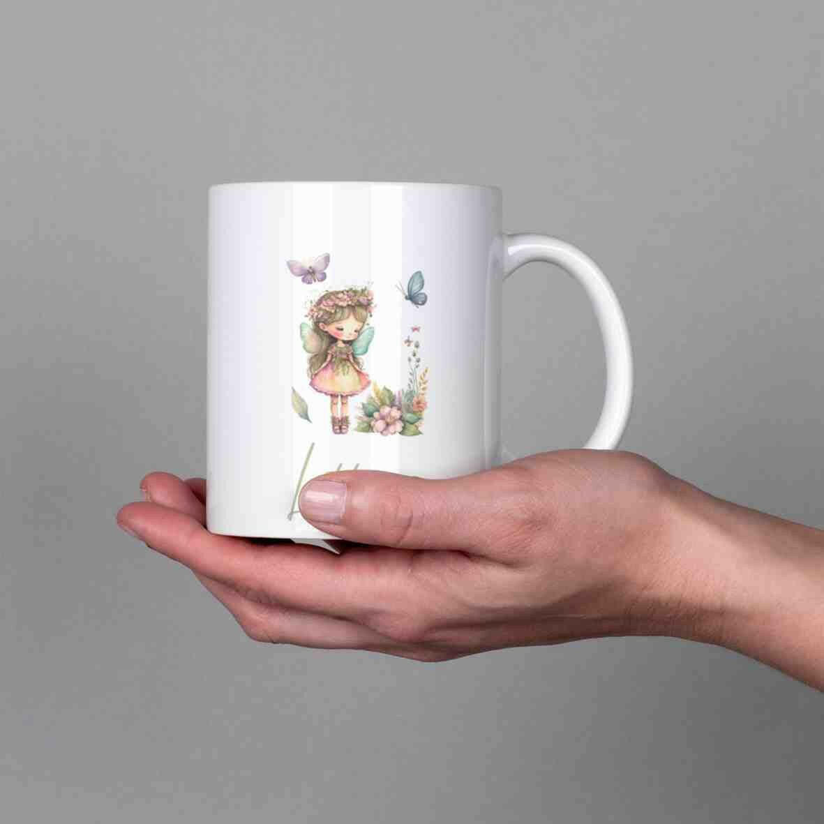 Personalisierte Tasse Fee.