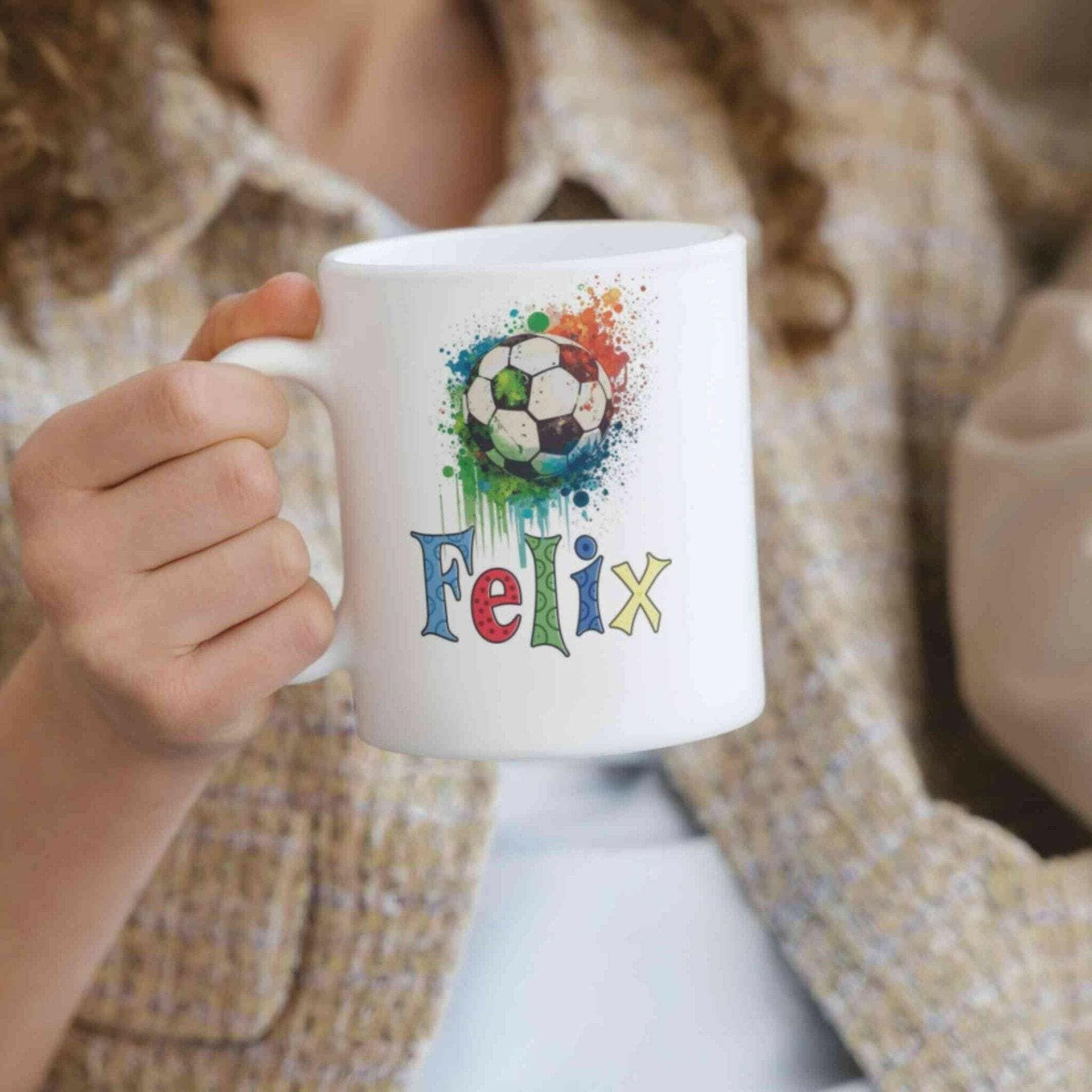 Personalisierte Tasse Fußball (1).