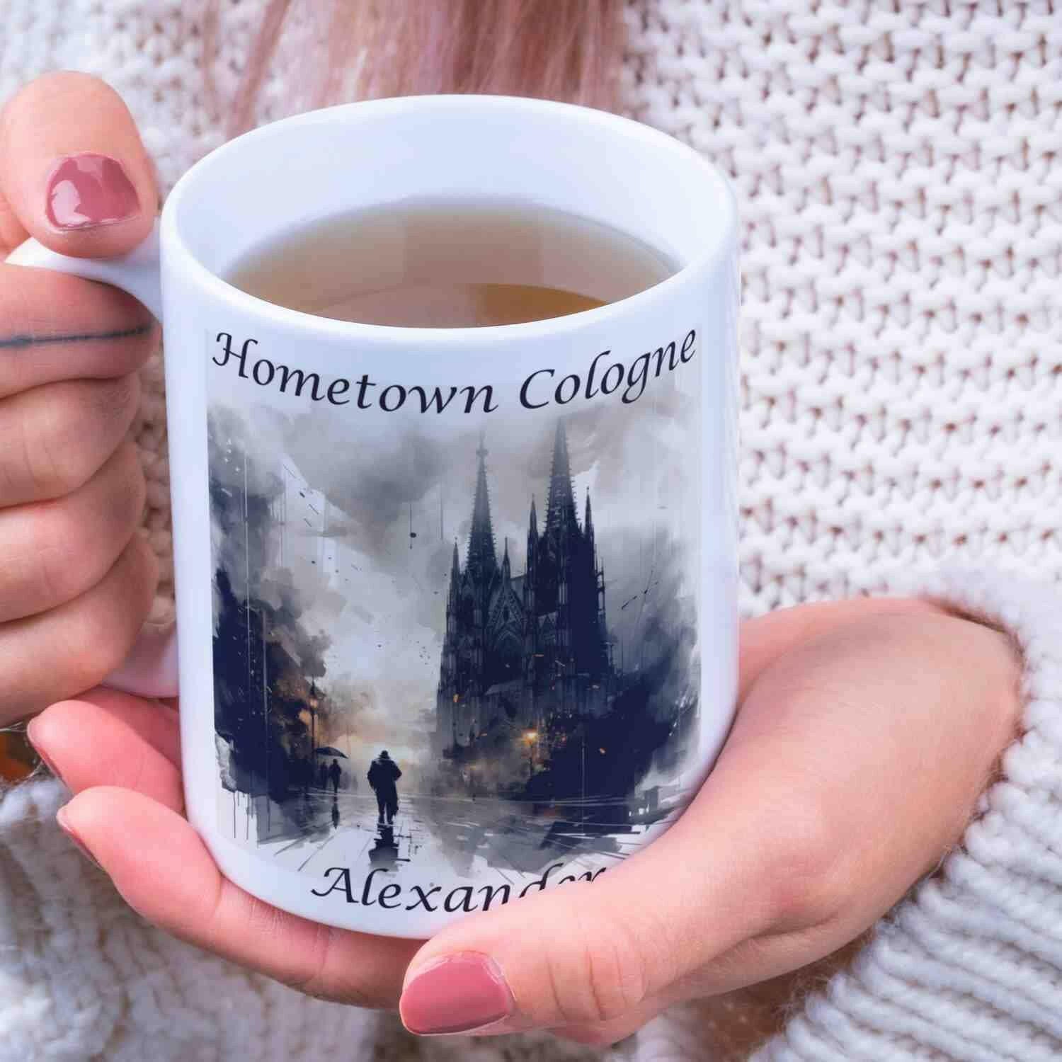 Personalisierte Tasse Hometown Cologne.