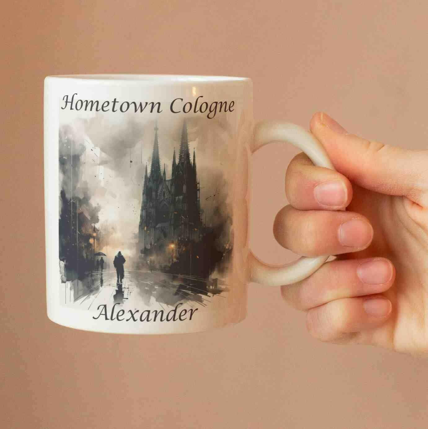 Personalisierte Tasse Hometown Cologne.