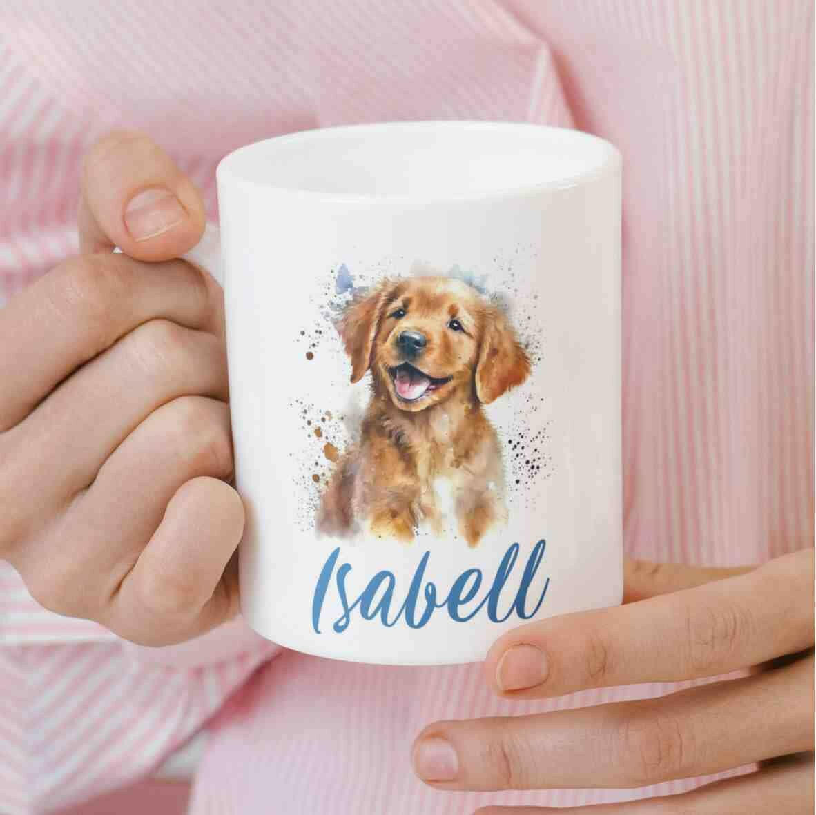 Personalisierte Tasse Hund.
