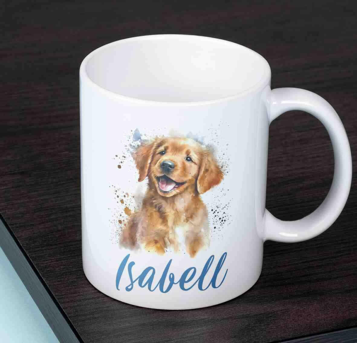 Personalisierte Tasse Hund.