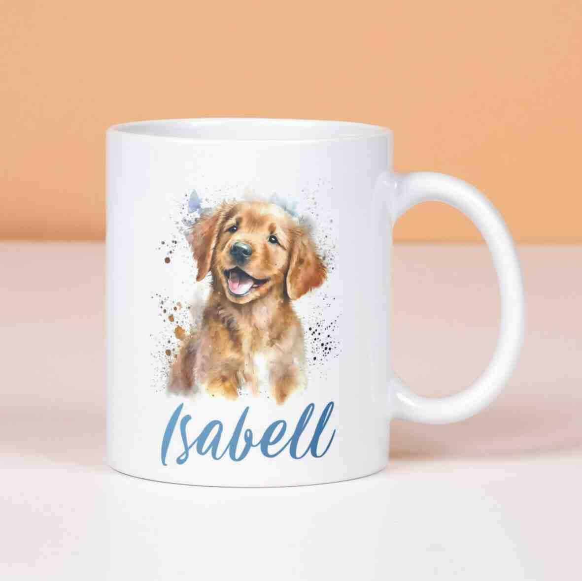 Personalisierte Tasse Hund.