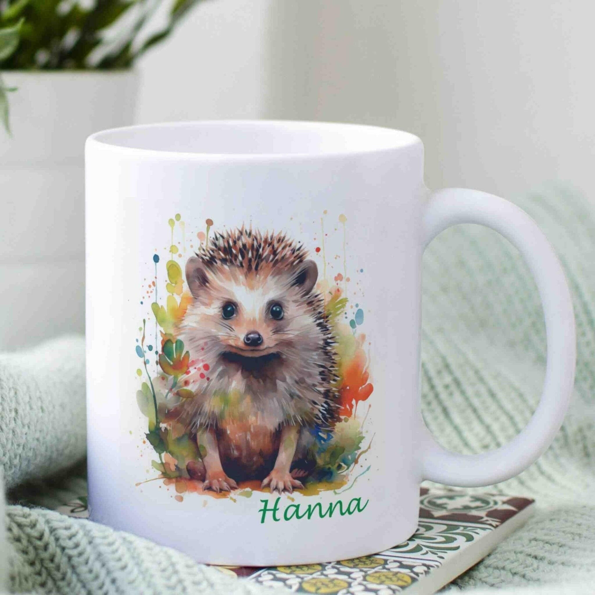 Personalisierte Tasse Igel.