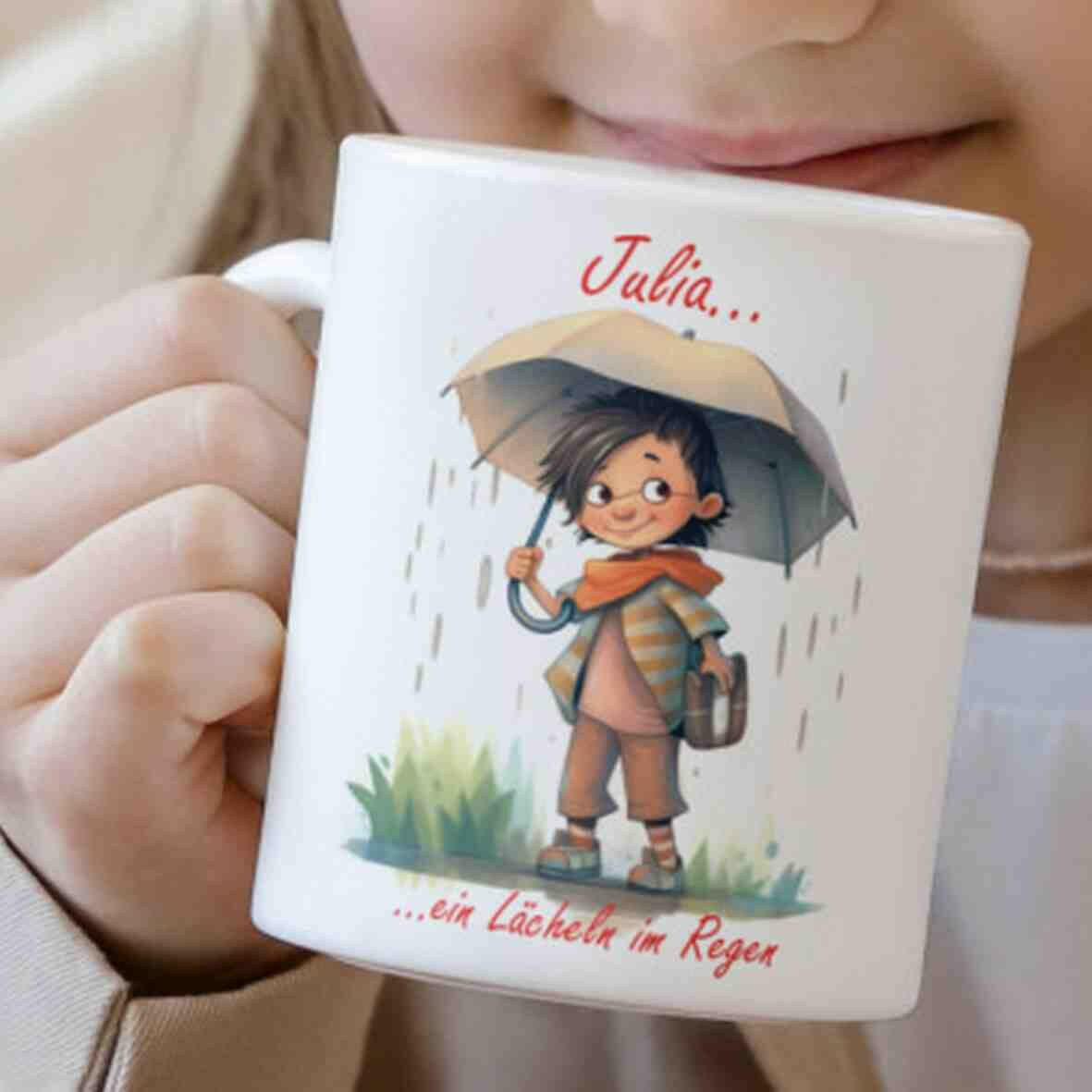 Personalisierte Tasse In the Rain.