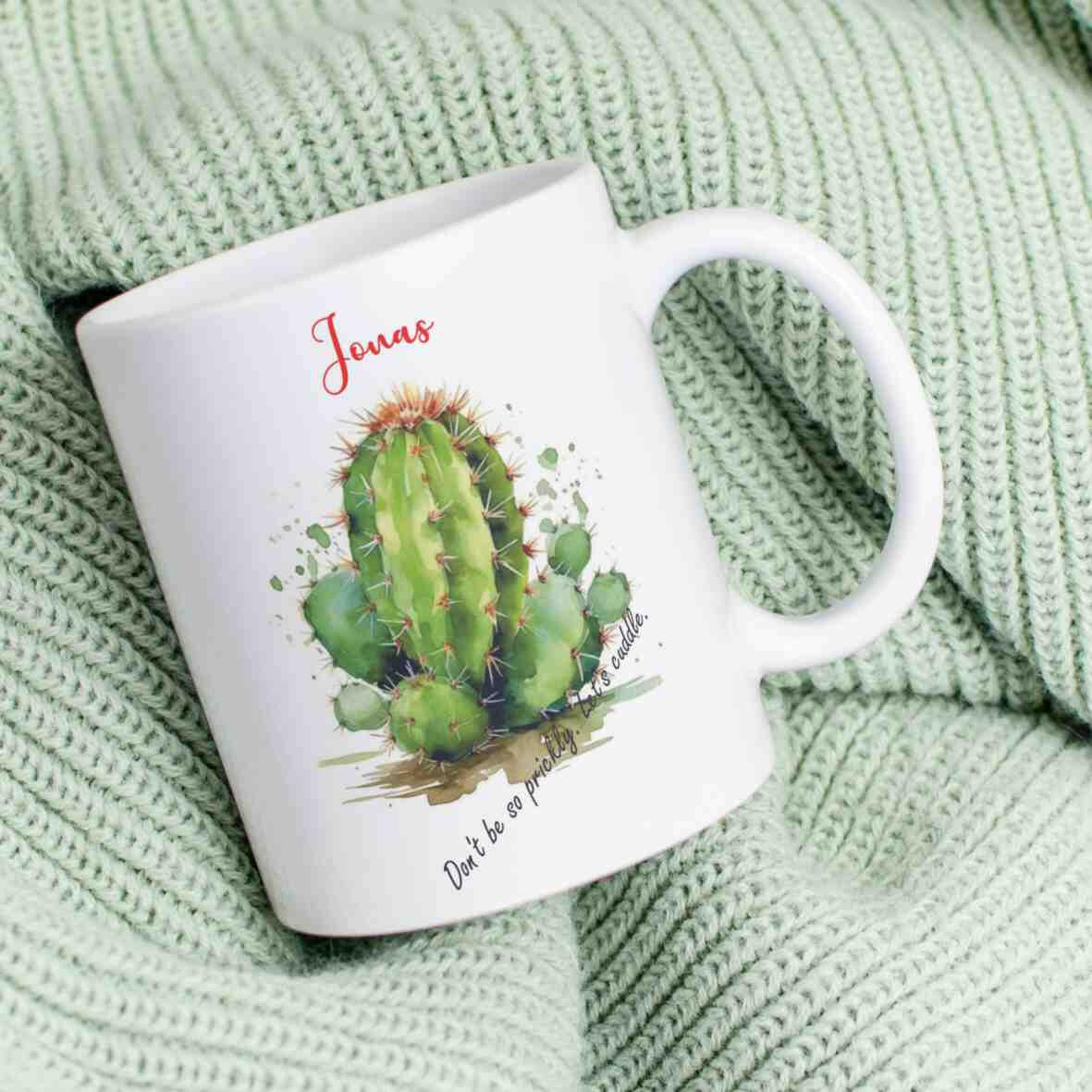 Personalisierte Tasse Kaktus (2)