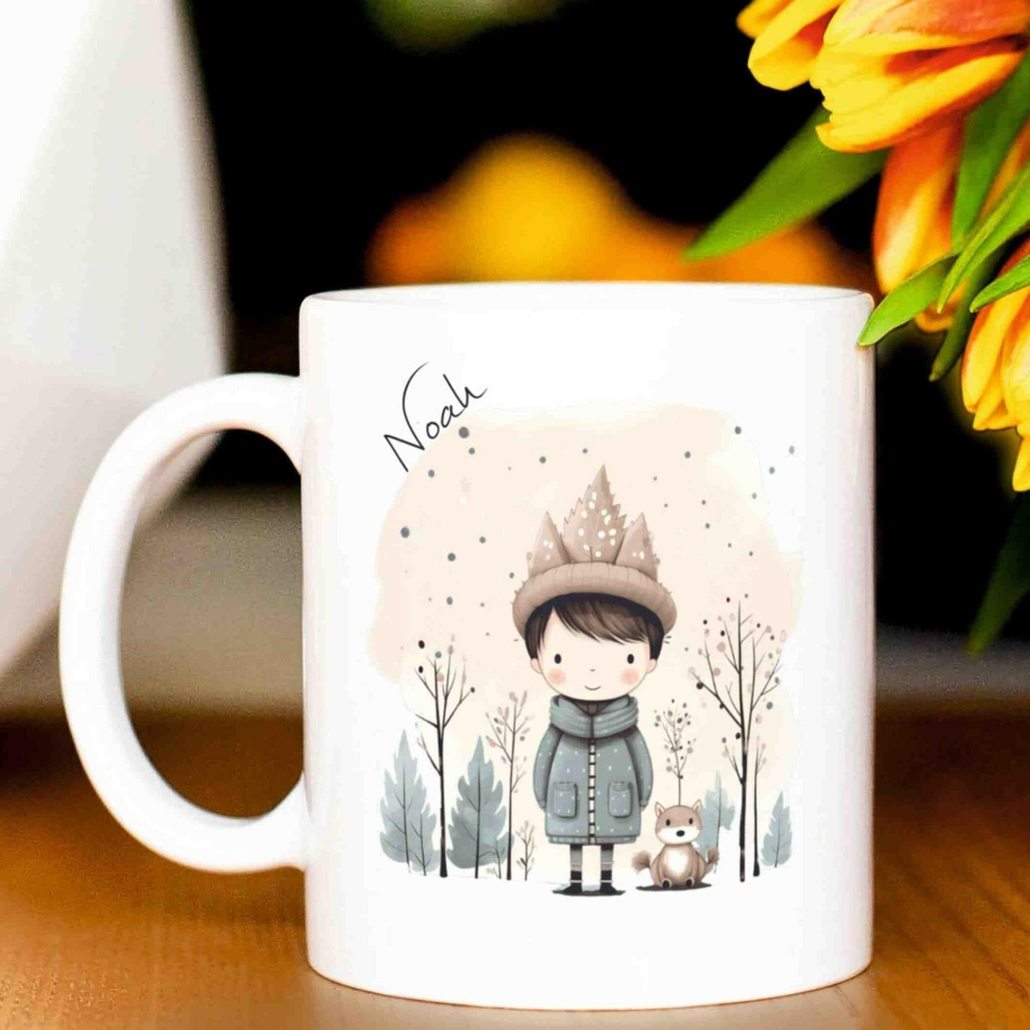 Personalisierte Tasse Little Prince-Grafik.