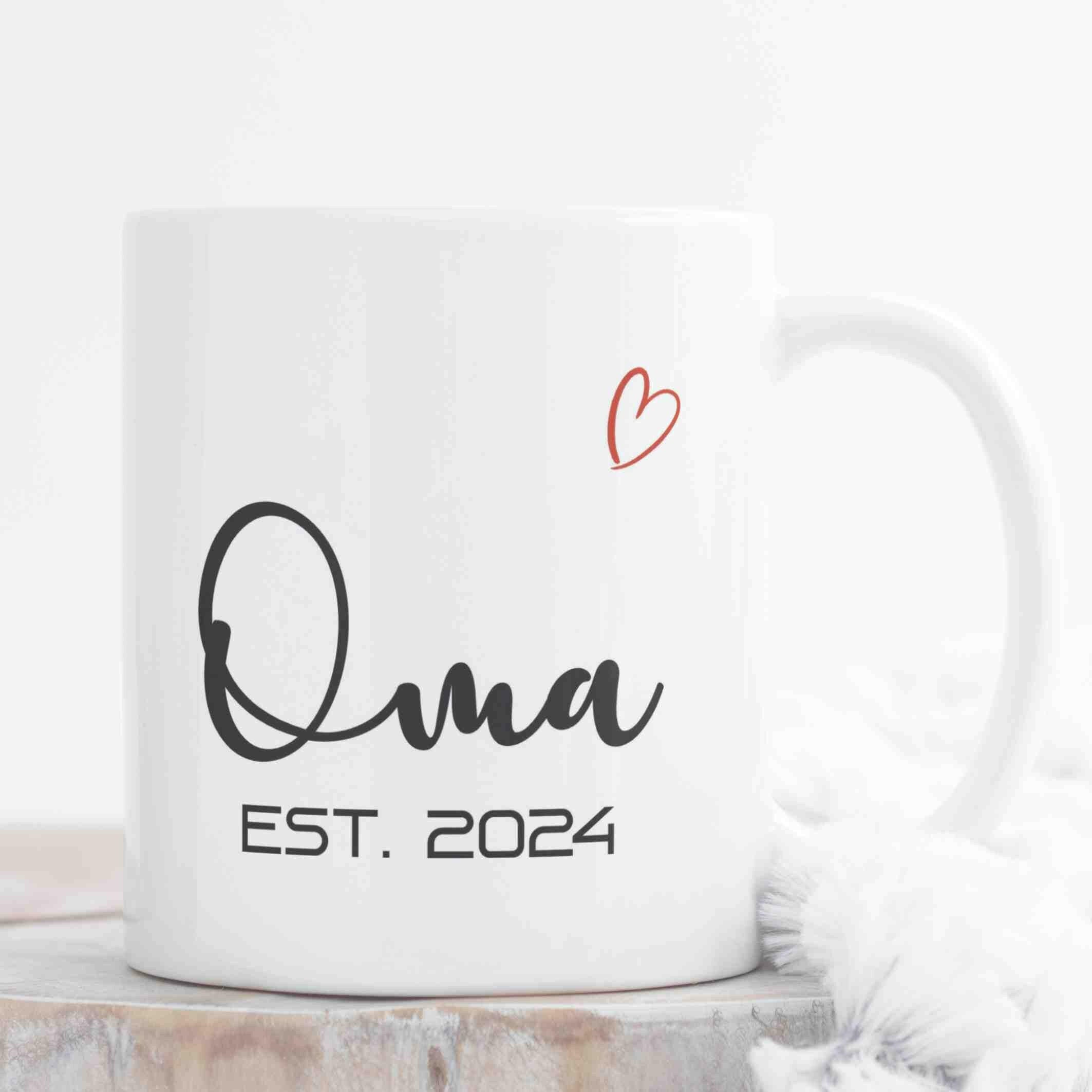Personalisierte Tasse Oma EST..