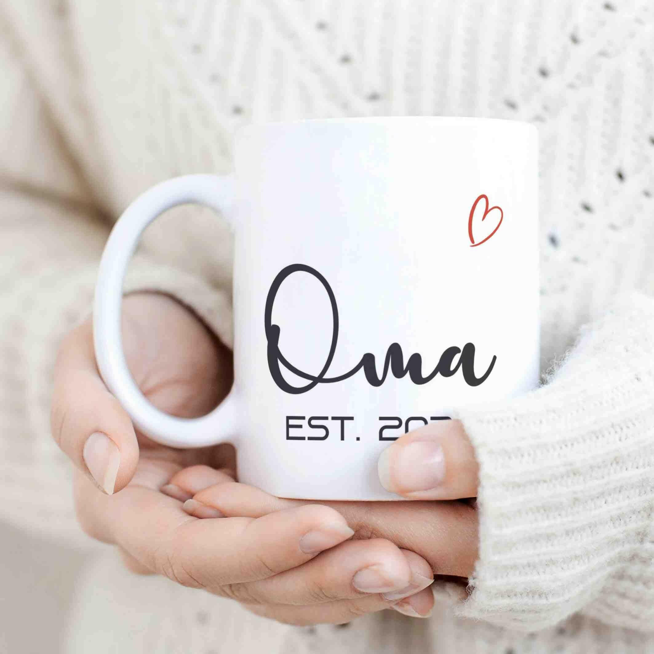 Personalisierte Tasse Oma EST..