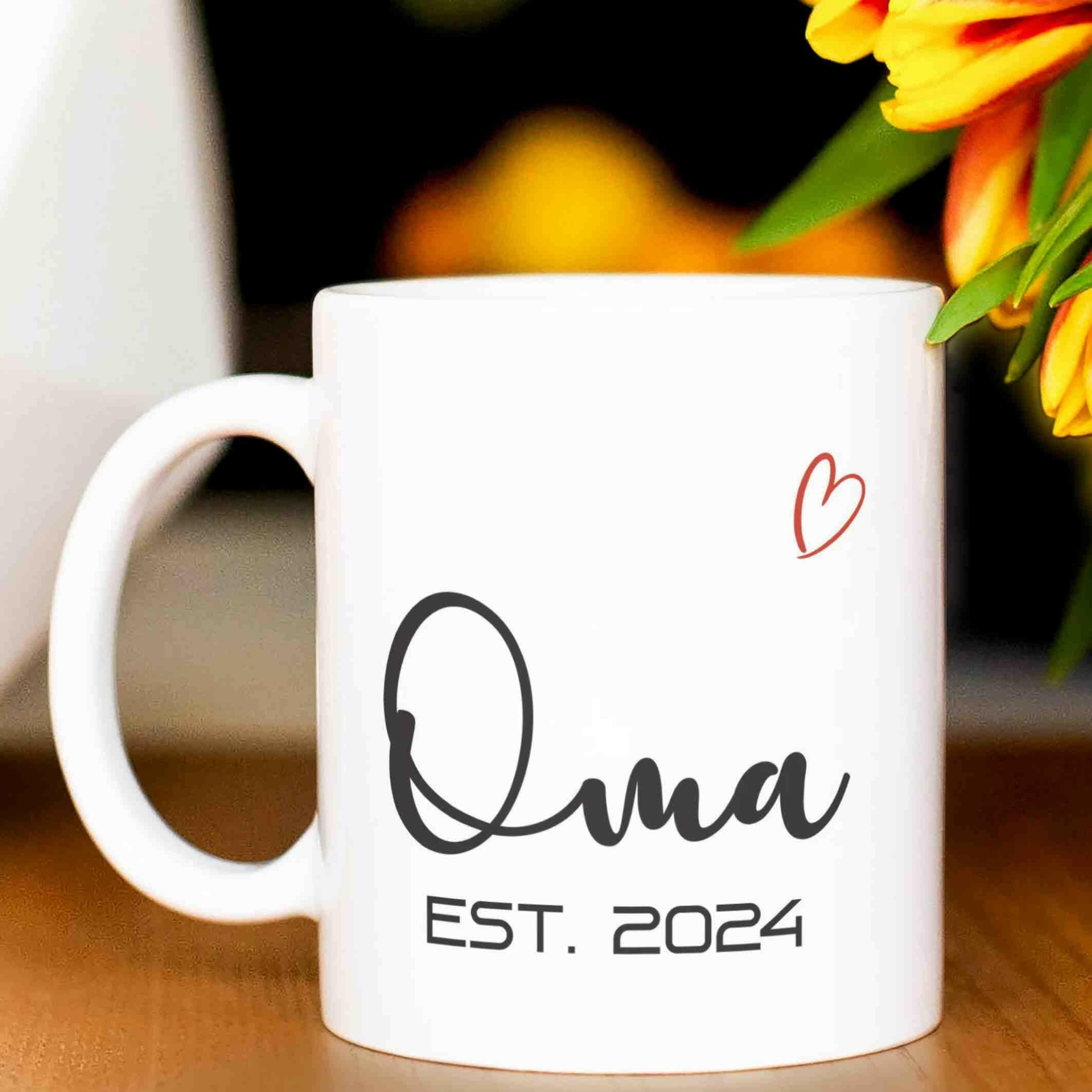 Personalisierte Tasse Oma EST..