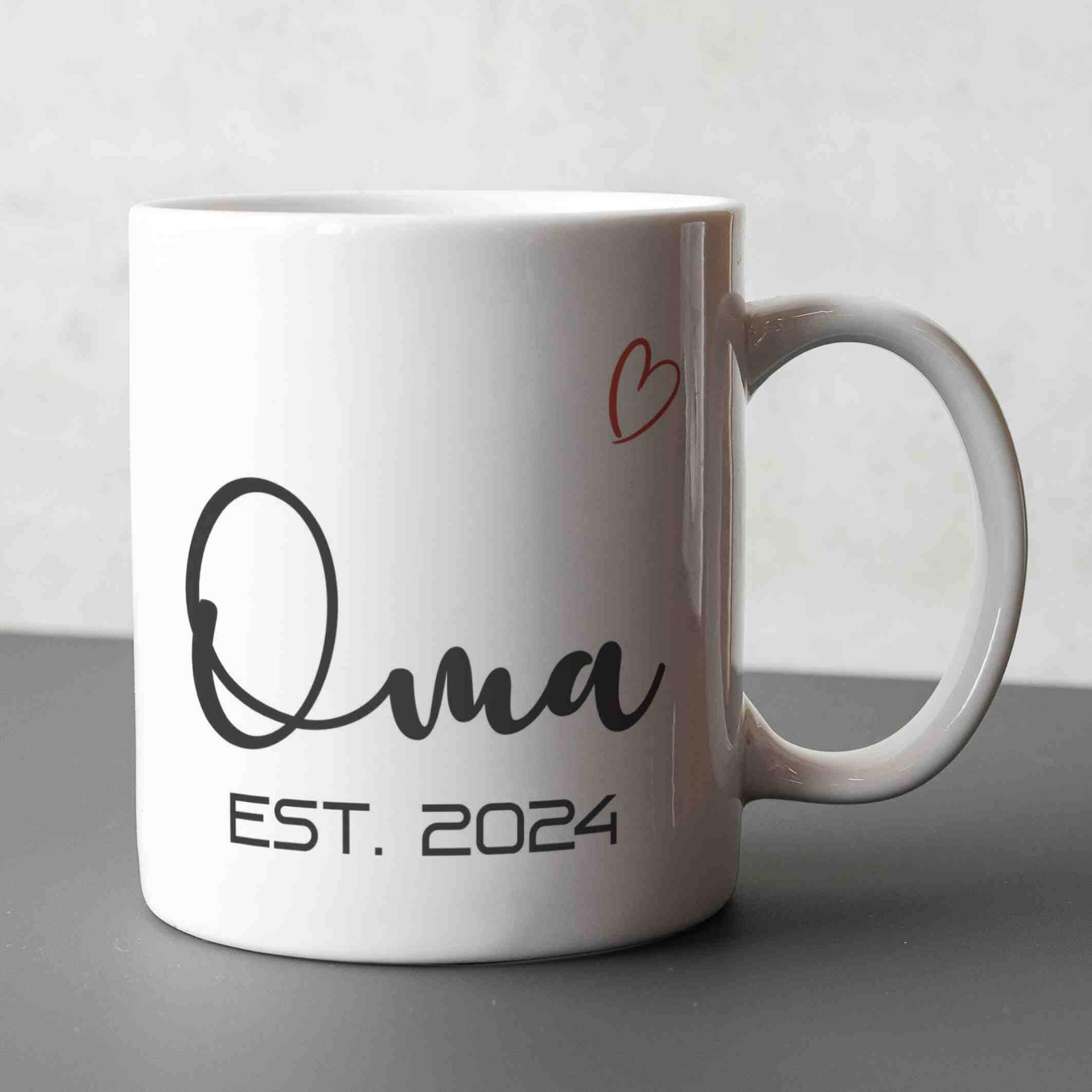Personalisierte Tasse Oma EST..