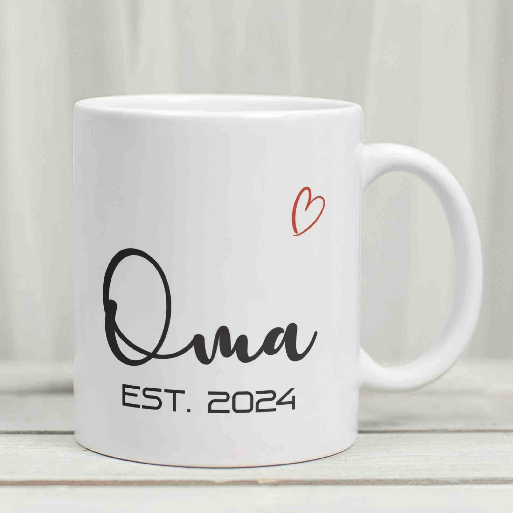 Personalisierte Tasse Oma EST..