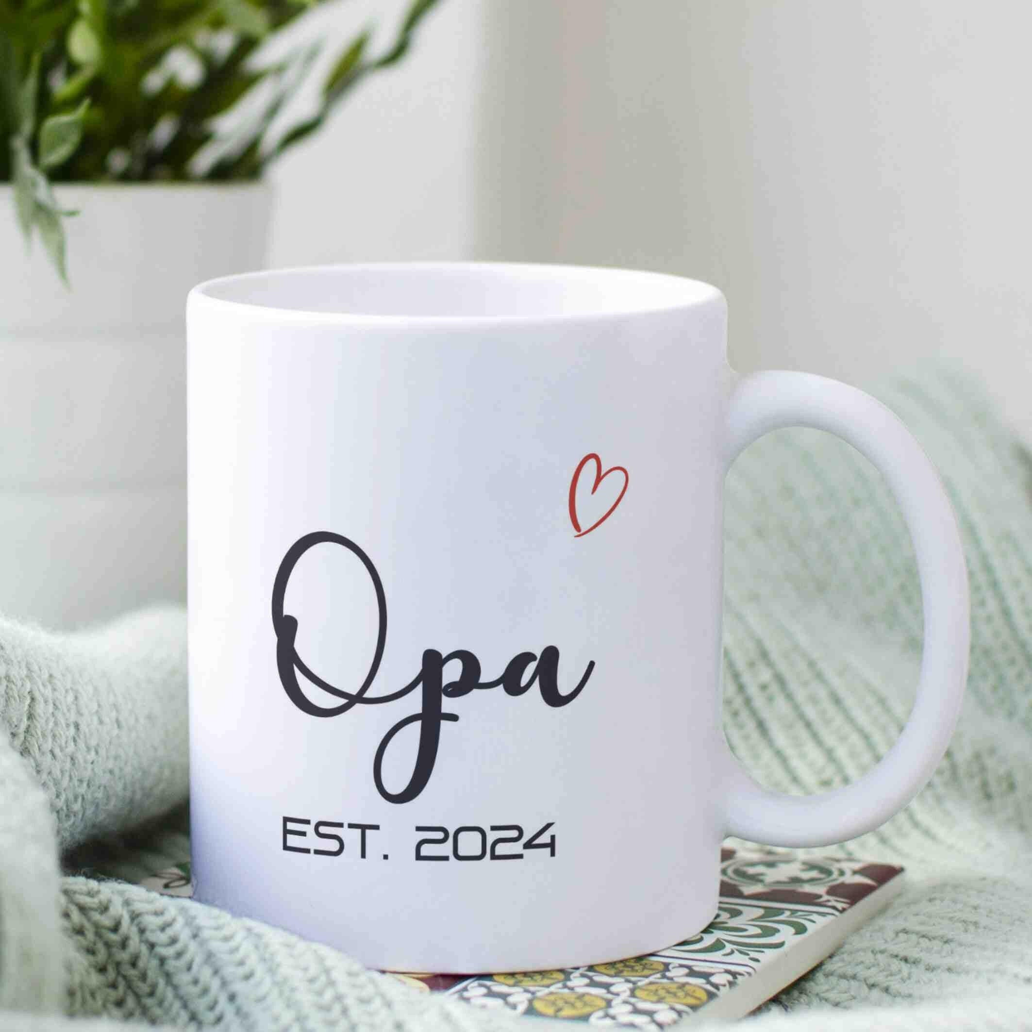 Personalisierte Tasse Opa EST..
