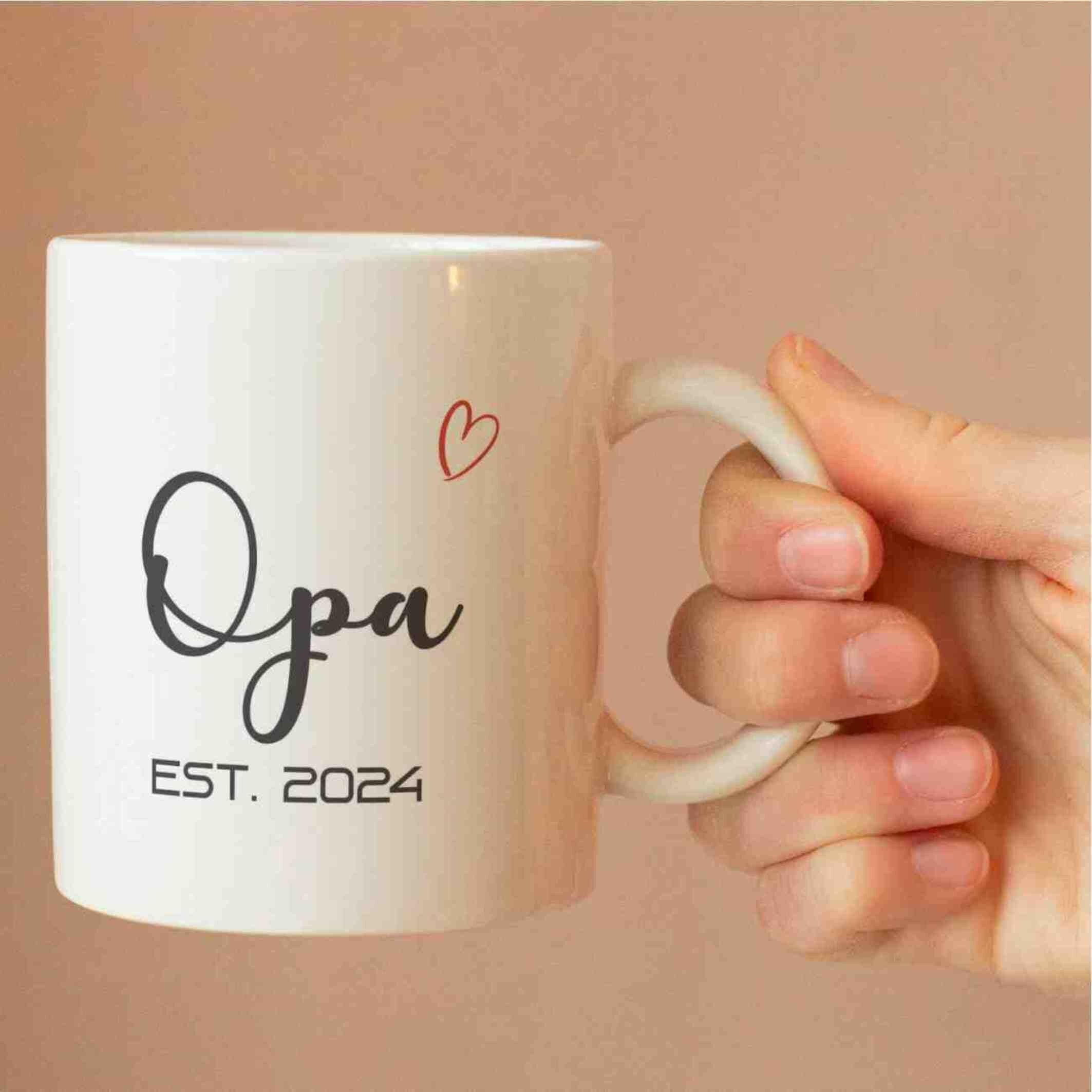Personalisierte Tasse Opa EST..