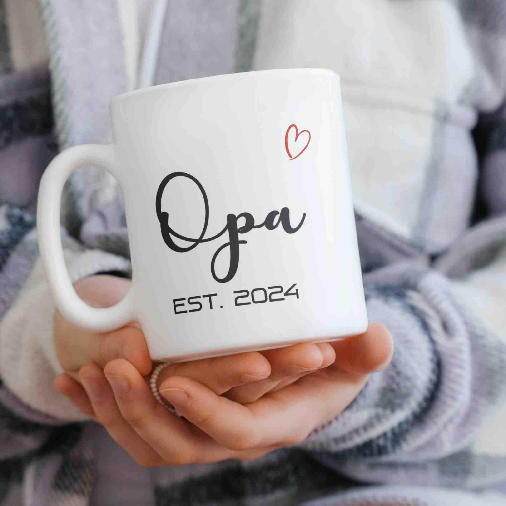 Personalisierte Tasse Opa EST..