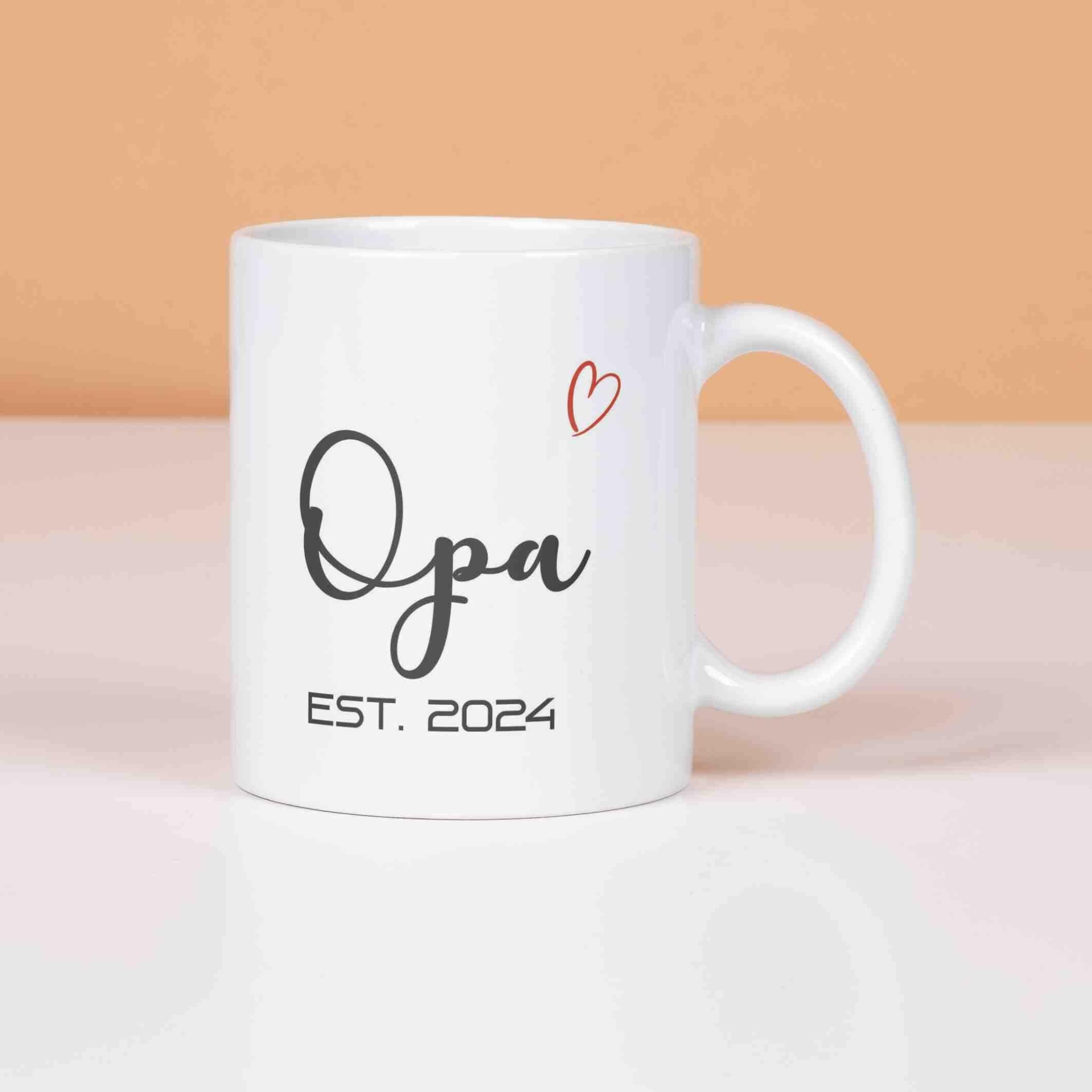 Personalisierte Tasse Opa EST..