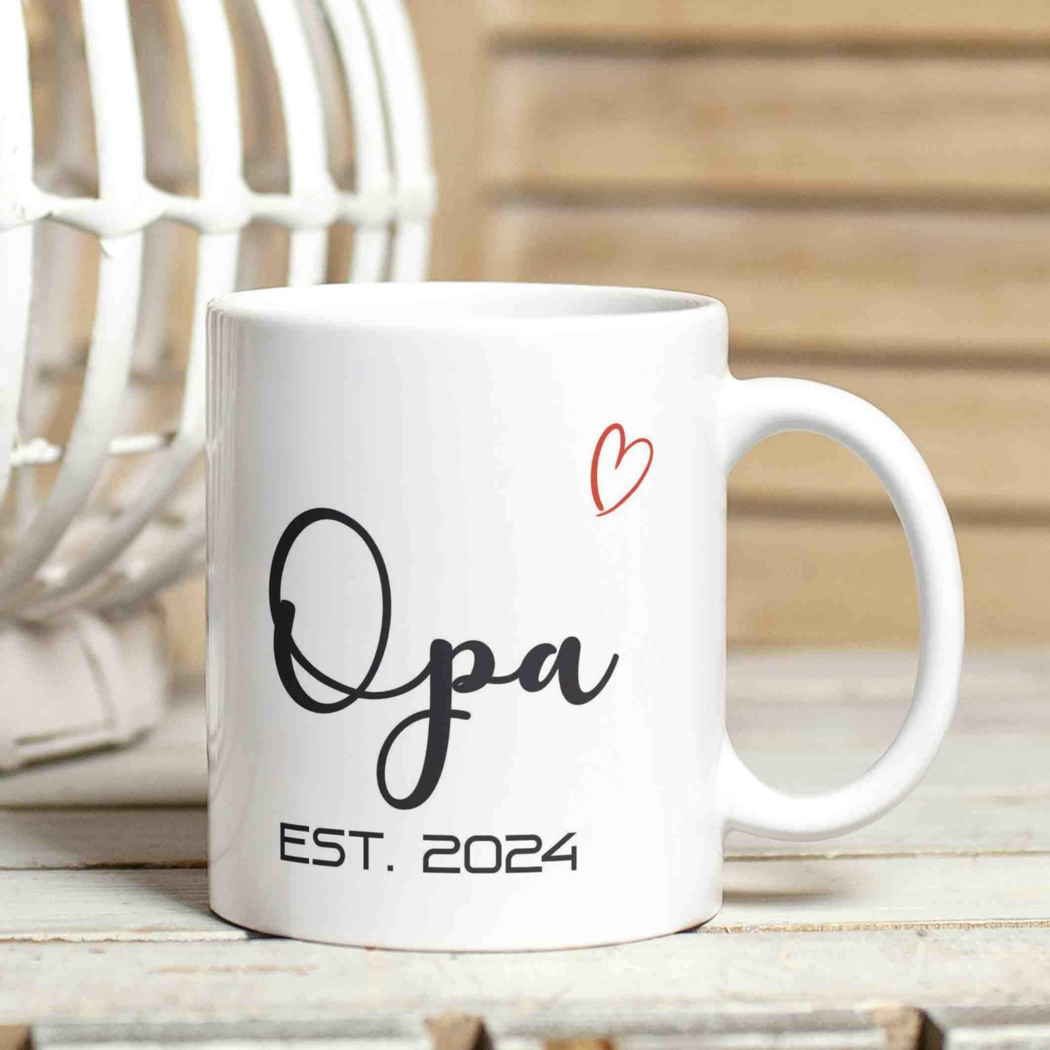 Personalisierte Tasse Opa EST..