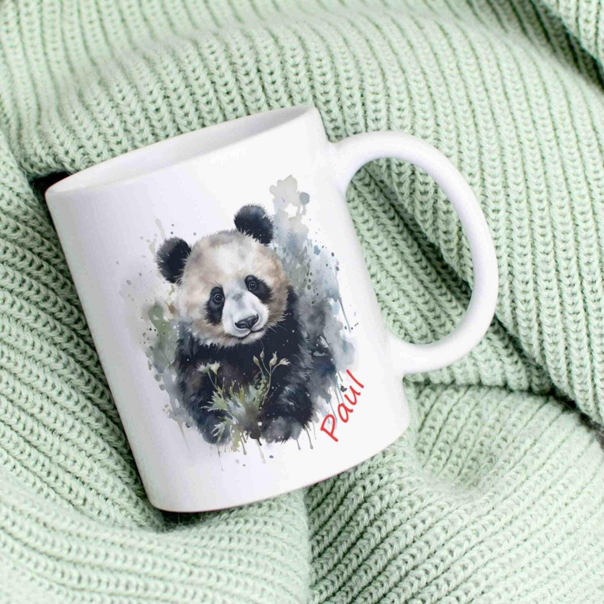Personalisierte Tasse Panda.